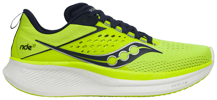 Saucony Ride 17 Citron Navy