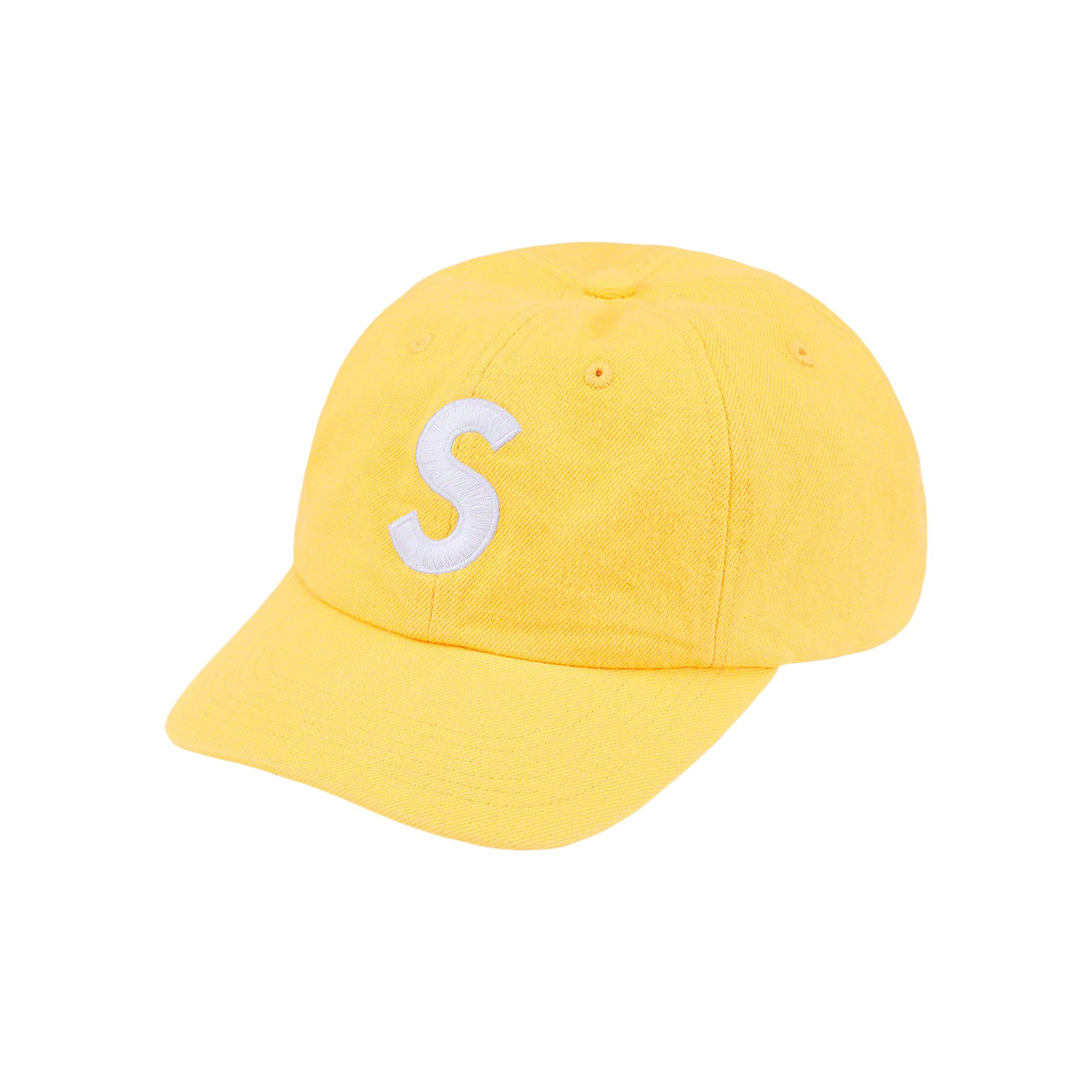 Pre-owned Supreme X Kevlar Denim S Logo 6-panel 'yellow' | Men's Size Onesize