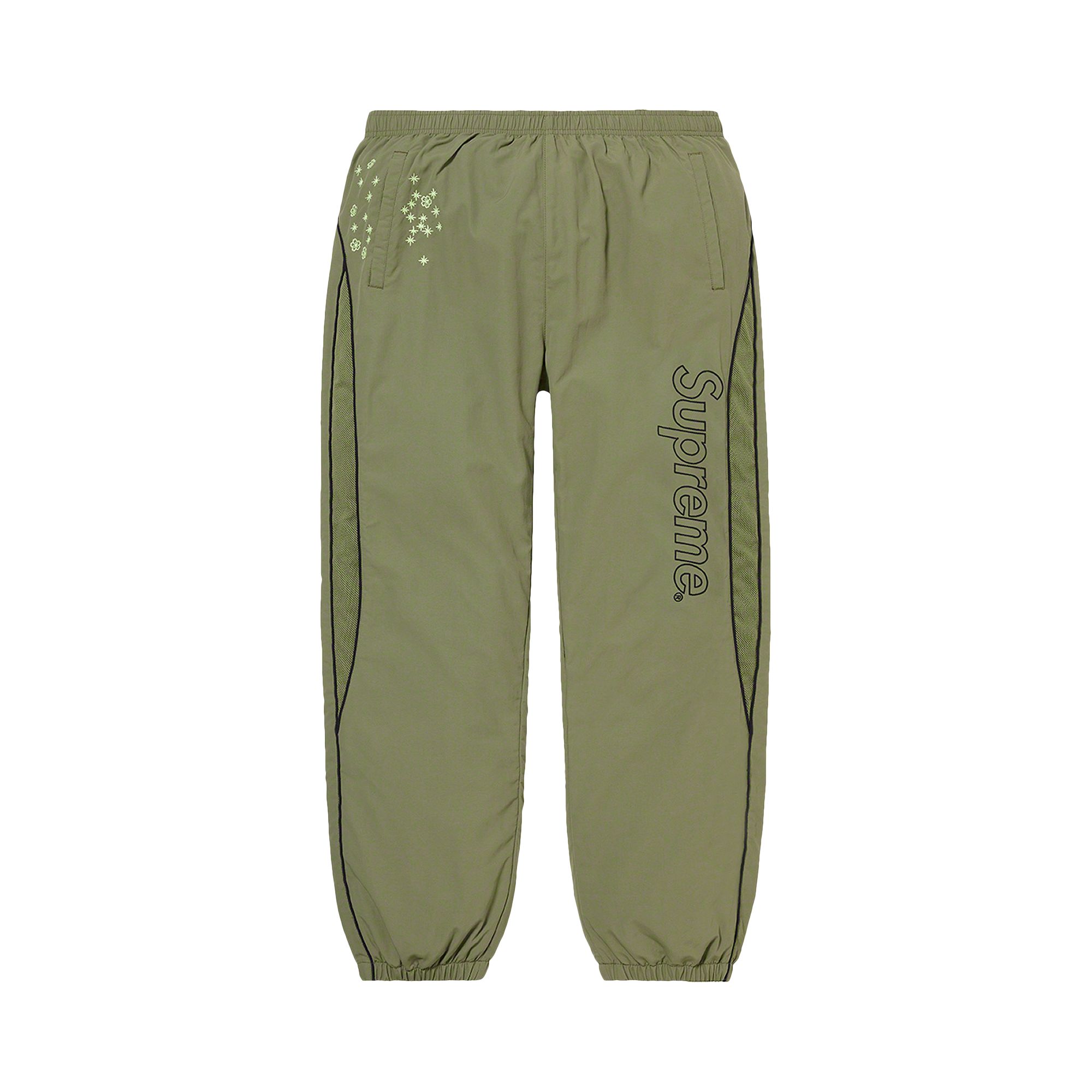 Supreme AOI Glow-In-The-Dark Track Pant 'Olive' | Green | Men's Size M