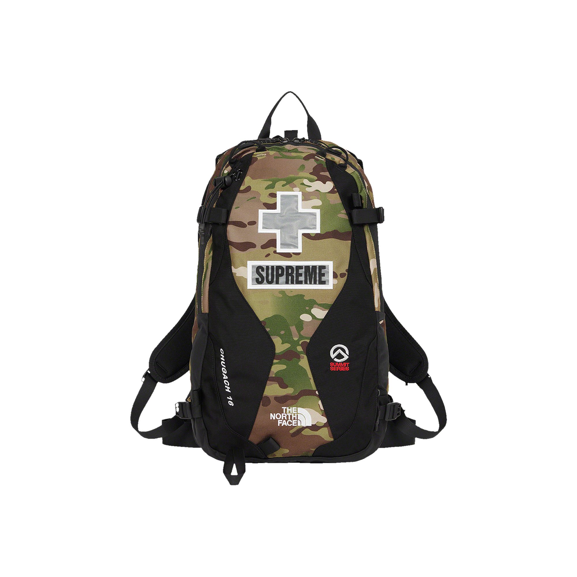 Pre-owned Supreme X The North Face Summit Series Rescue Chugach 16 Backpack 'multi Camo' In Multi-color