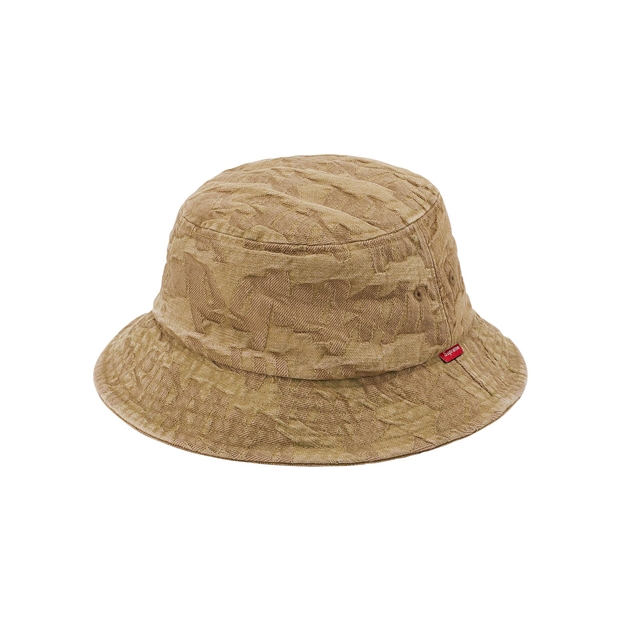 SUPREME SUPREME FAT TIP JACQUARD DENIM CRUSHER 'OLIVE'