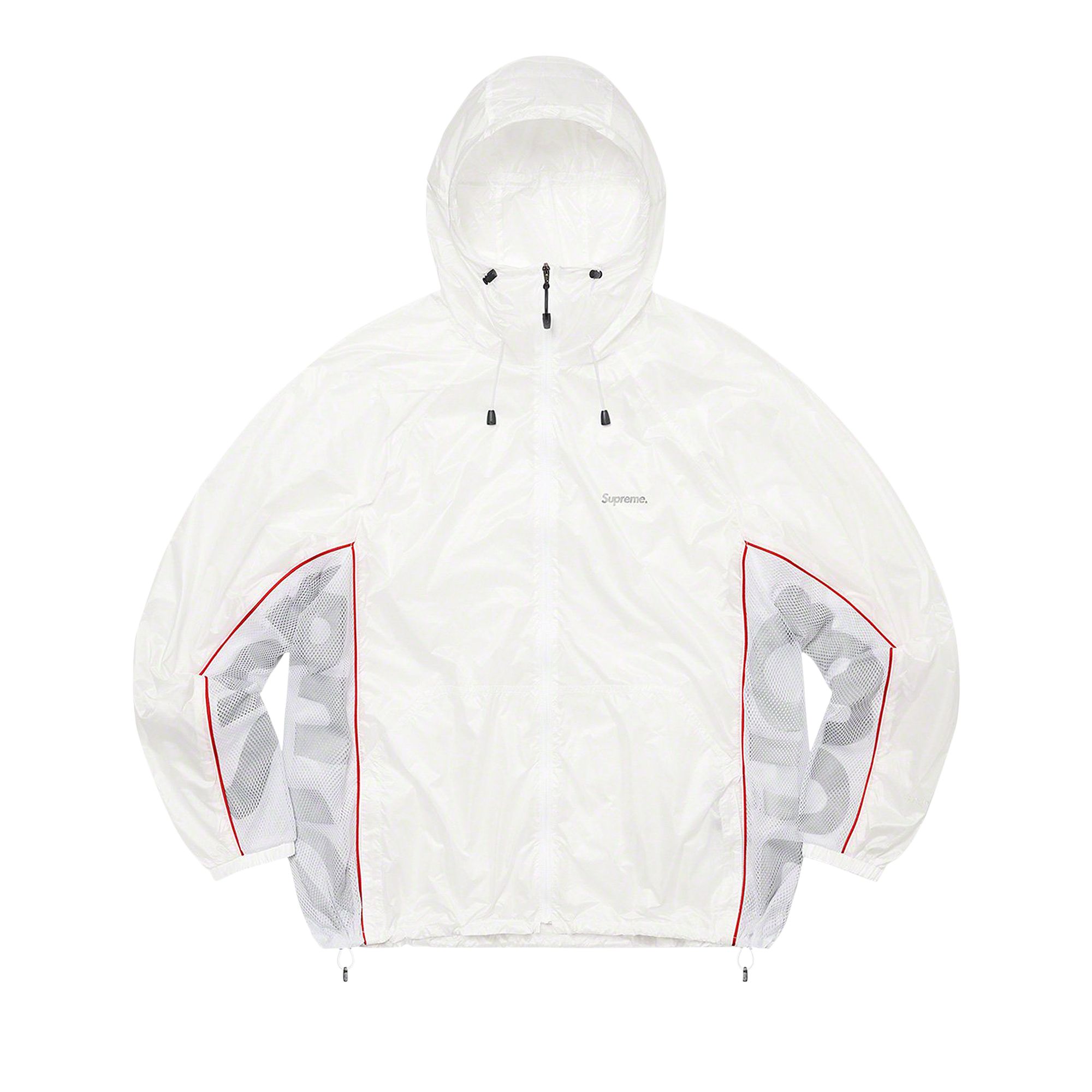 Pre-owned Supreme Ripstop Hooded Windshell 'white' | Men's Size Xl