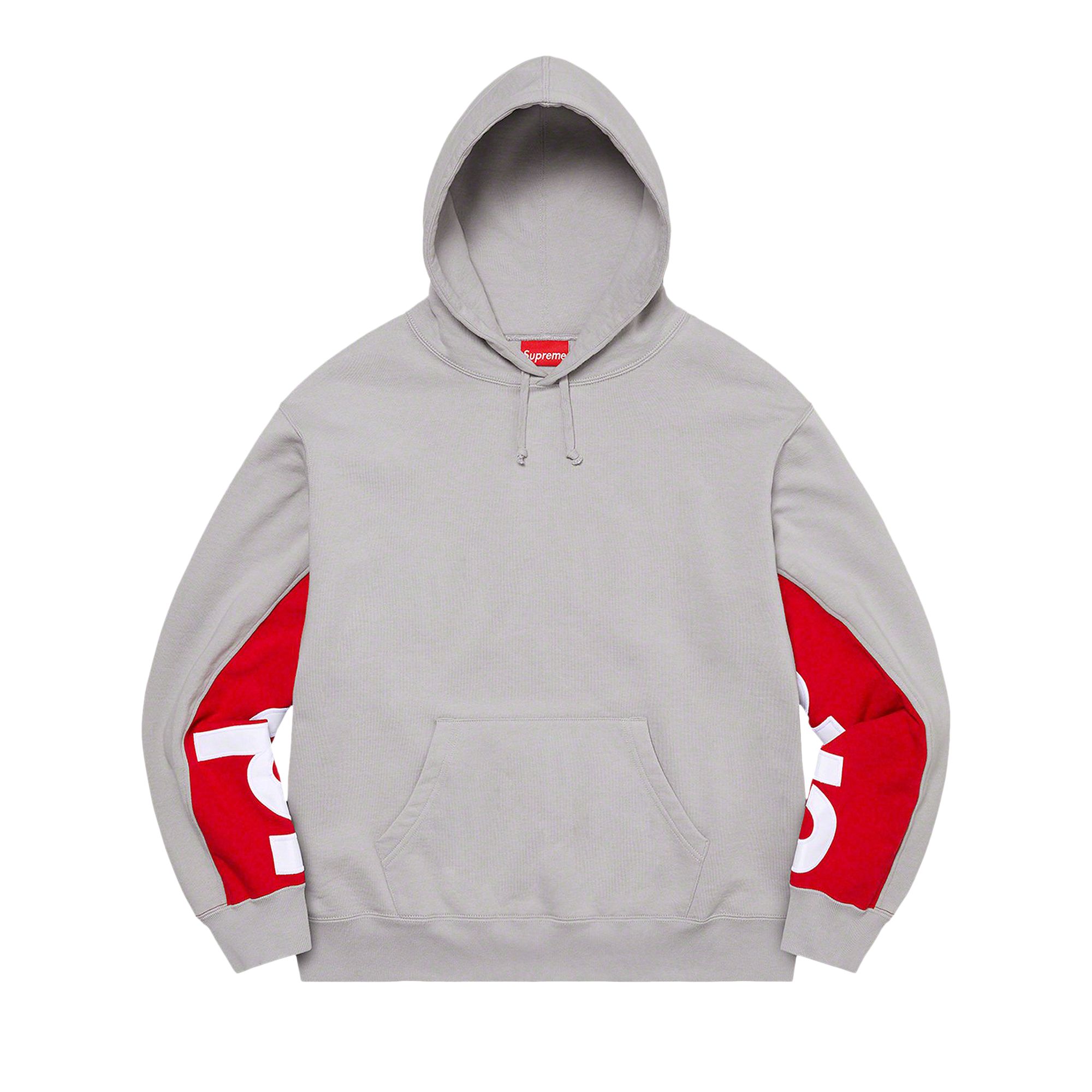 Supreme Cropped Panels Hooded Sweatshirt 'Grey' | Men's Size L