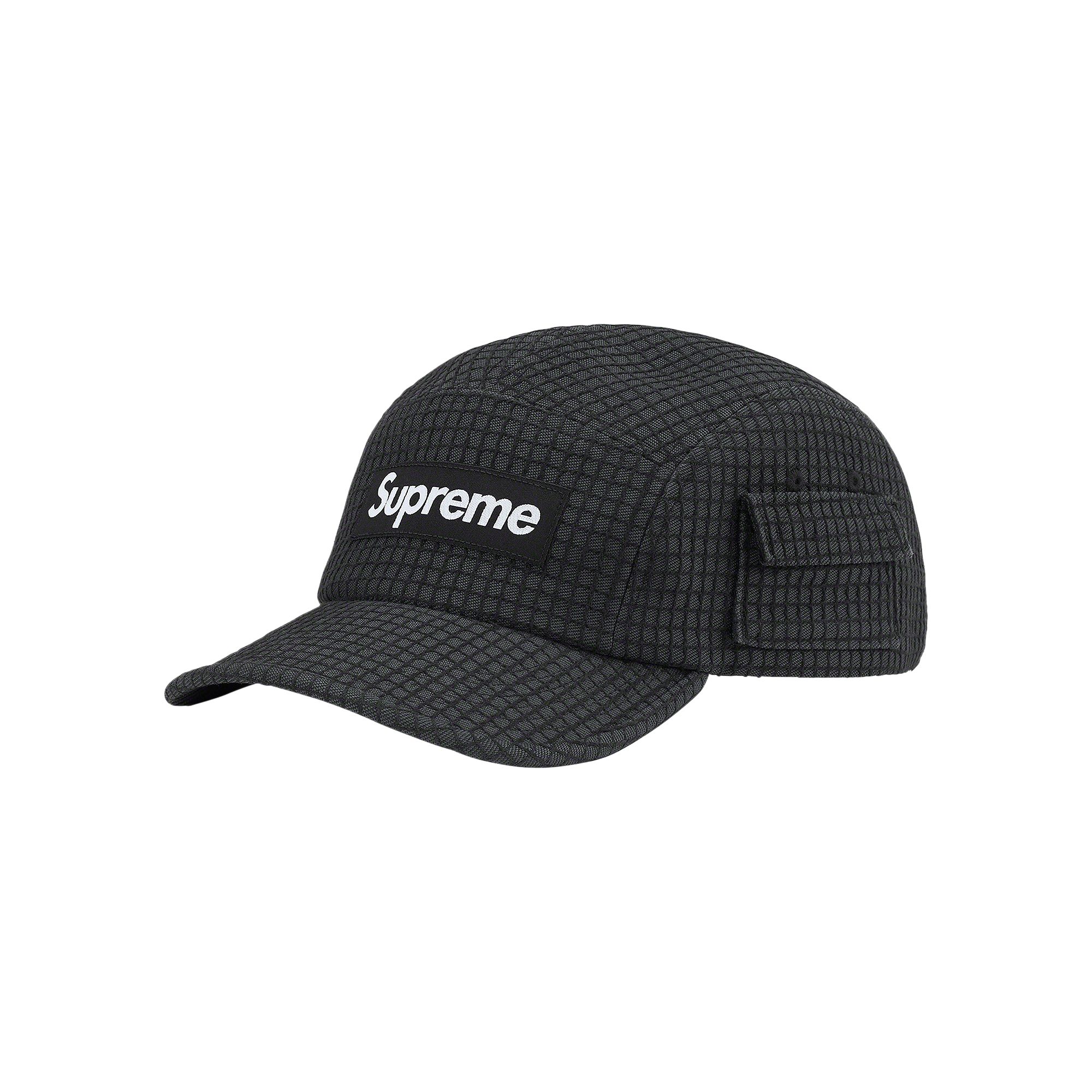 Pre-owned Supreme Denim Ripstop Camp Cap 'black'