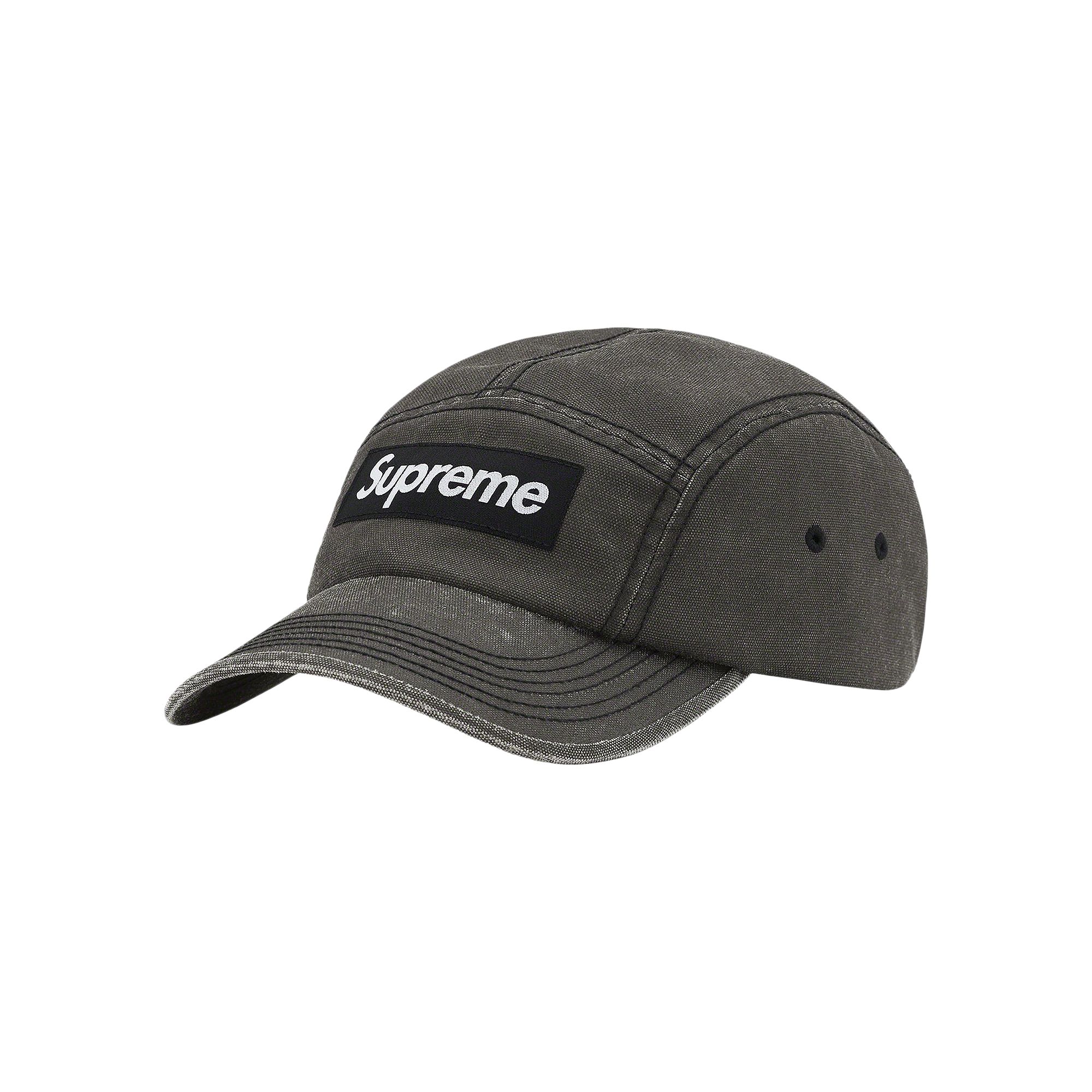 Supreme Washed Cordura Camp Cap 'Black' | Men's Size Onesize