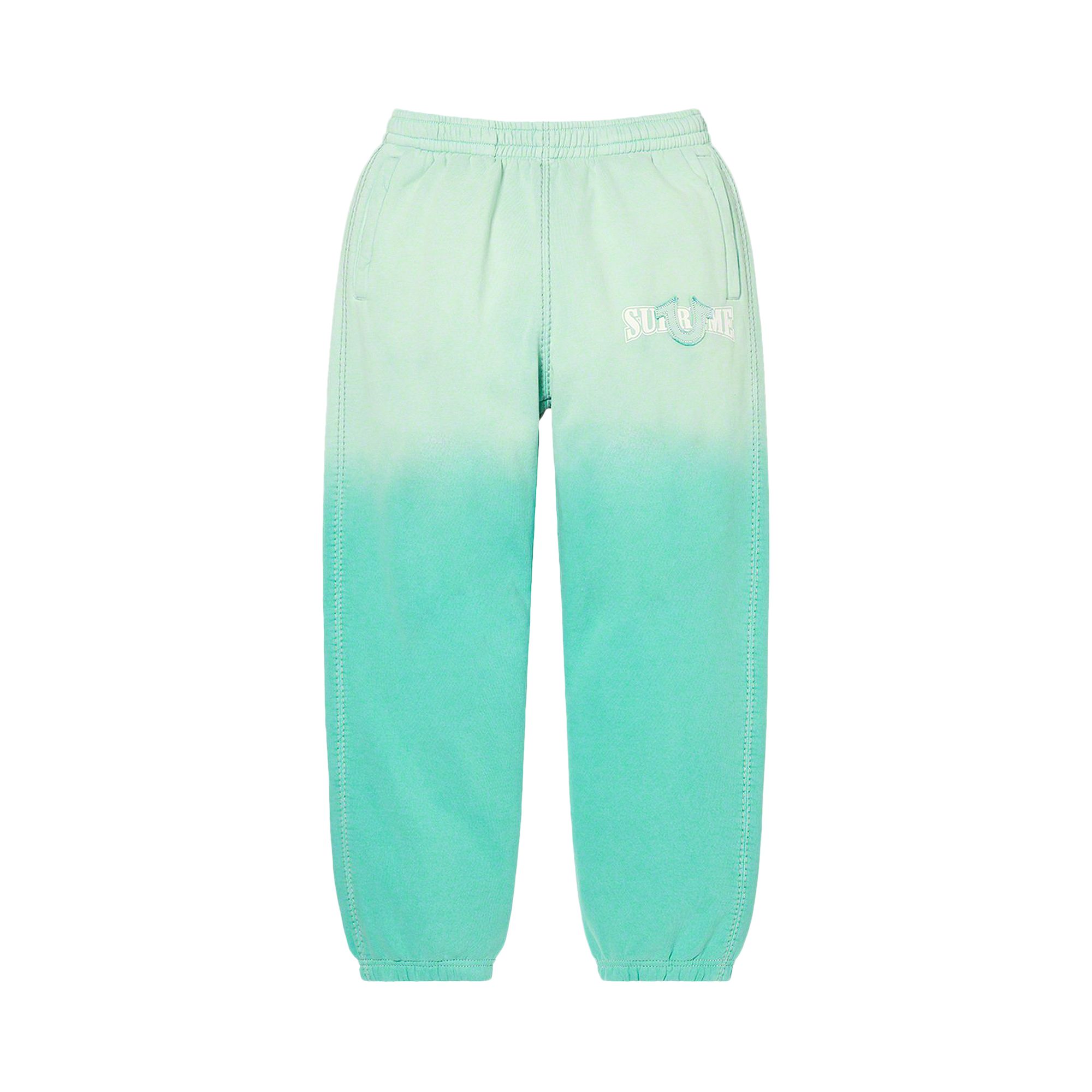 Pre-owned Supreme X True Religion Sweatpant 'aqua' | Blue | Men's Size Xxl
