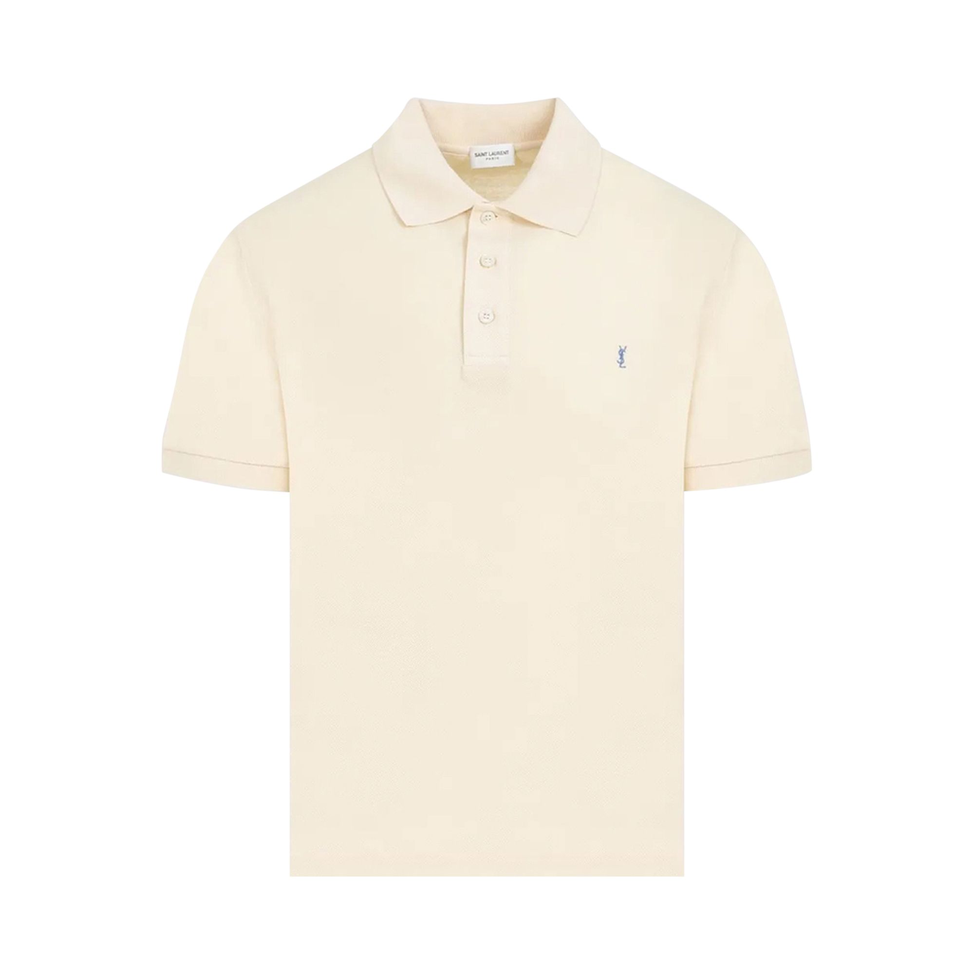 Pre-owned Saint Laurent Polo Shirt 'jaune/bleu' | Yellow | Men's Size Xxl