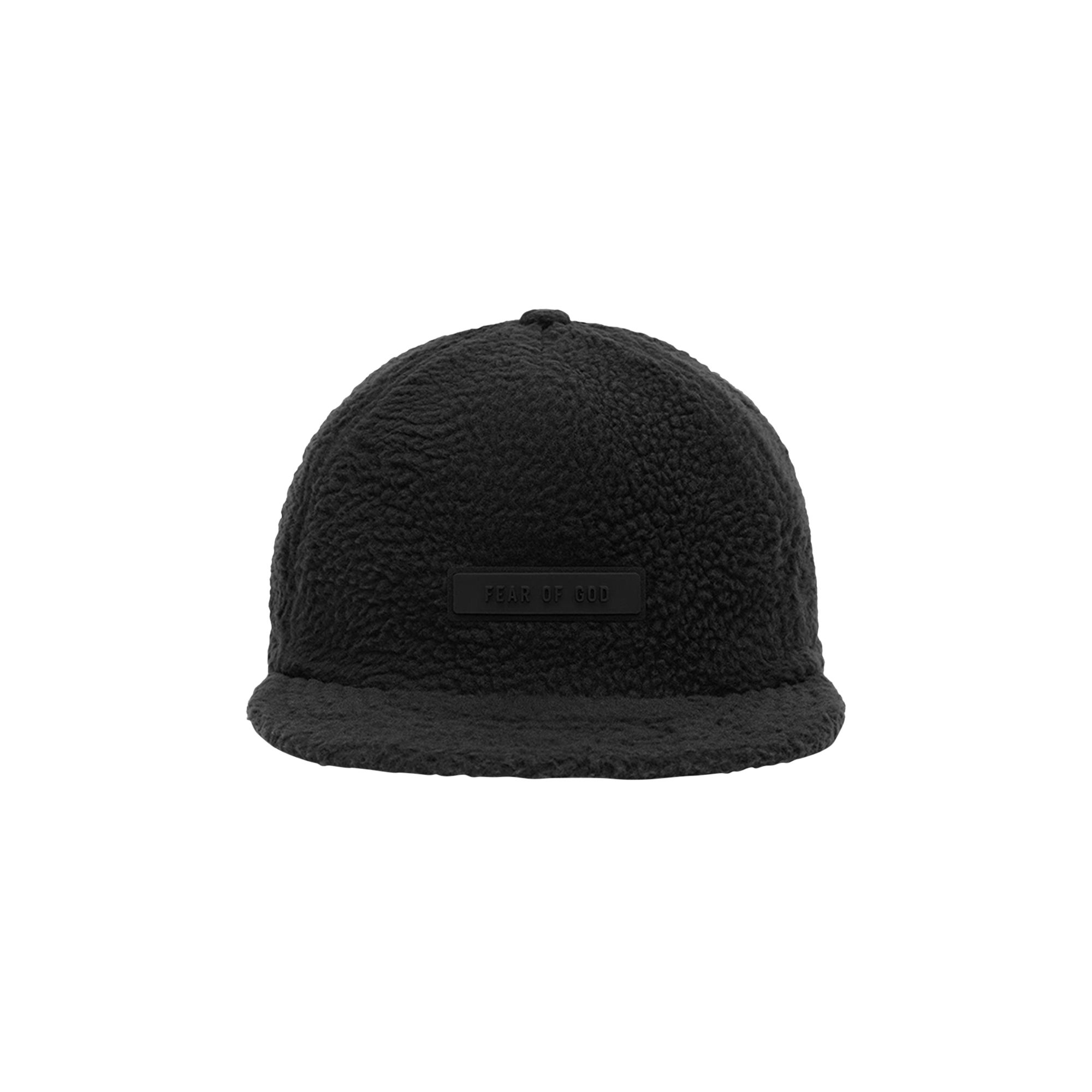 Pre-owned Essentials Fear Of God Baseball Cap 'jet Black'