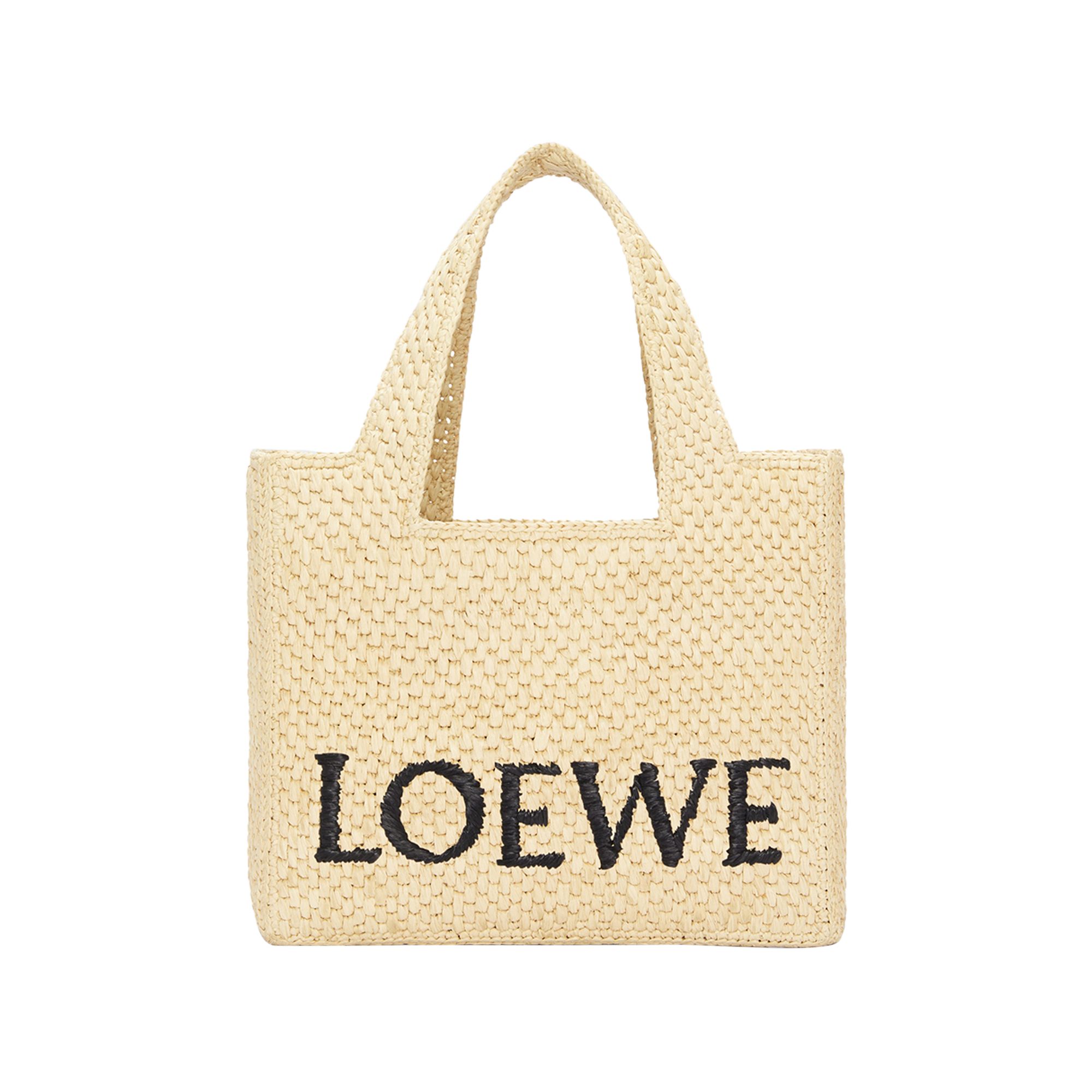 Loewe Woven Tote Bag 'Natural' | Tan | Women's Size Onesize