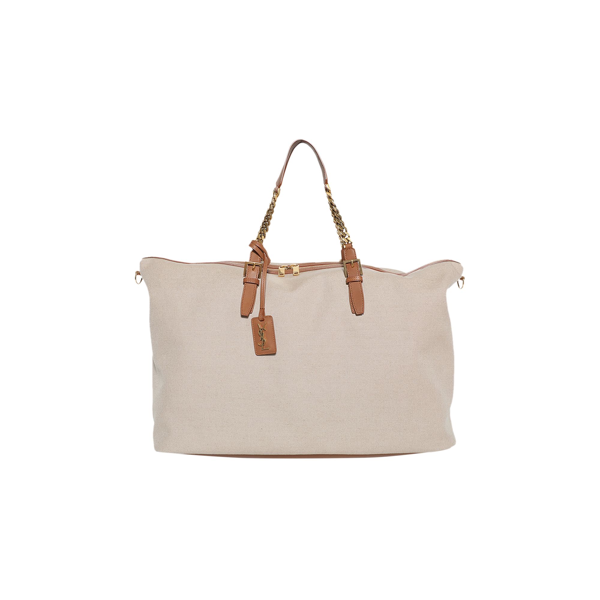 Pre-owned Saint Laurent Travel Bag 'desert Dust/brick'