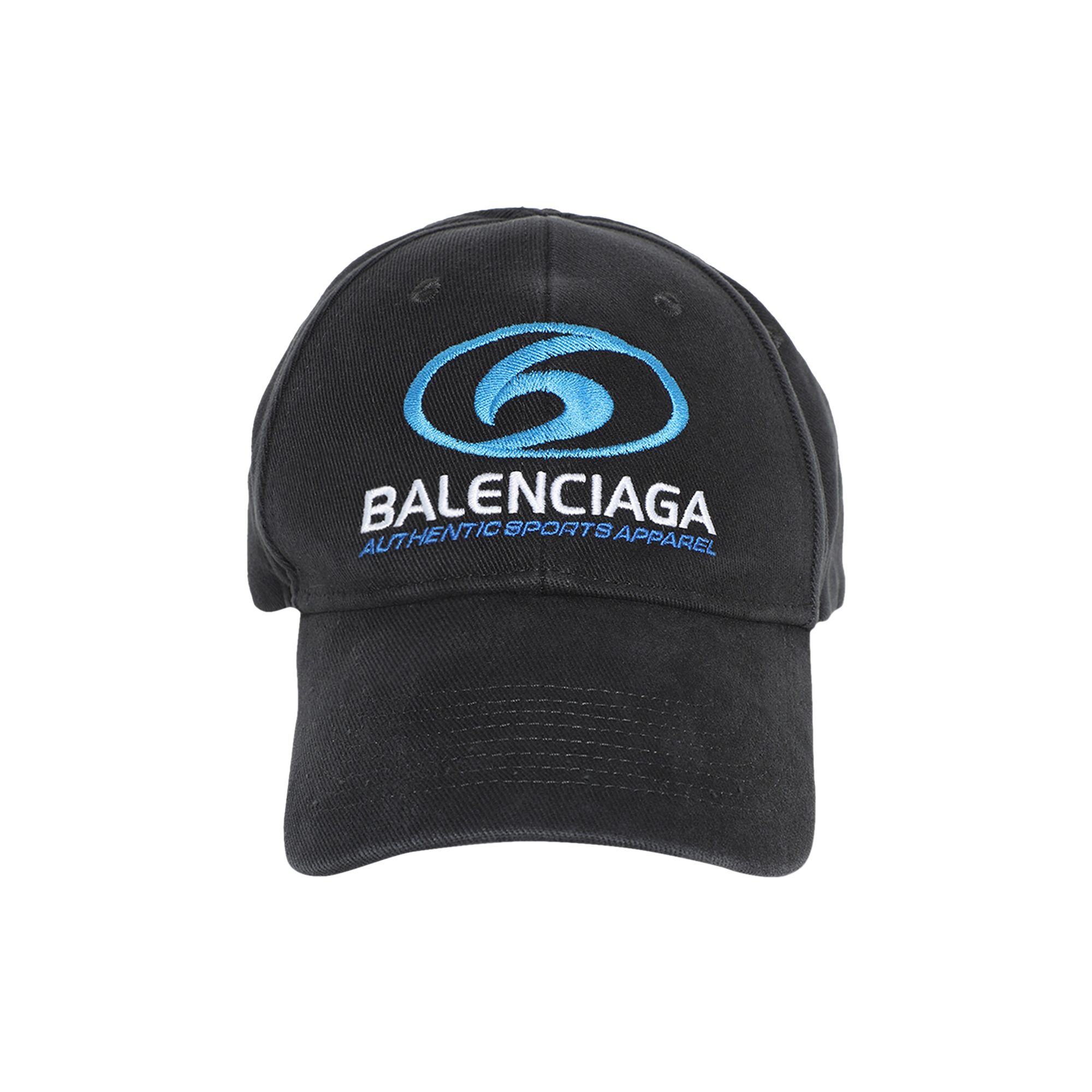 Pre-owned Balenciaga Surfer Cap 'washed Black'