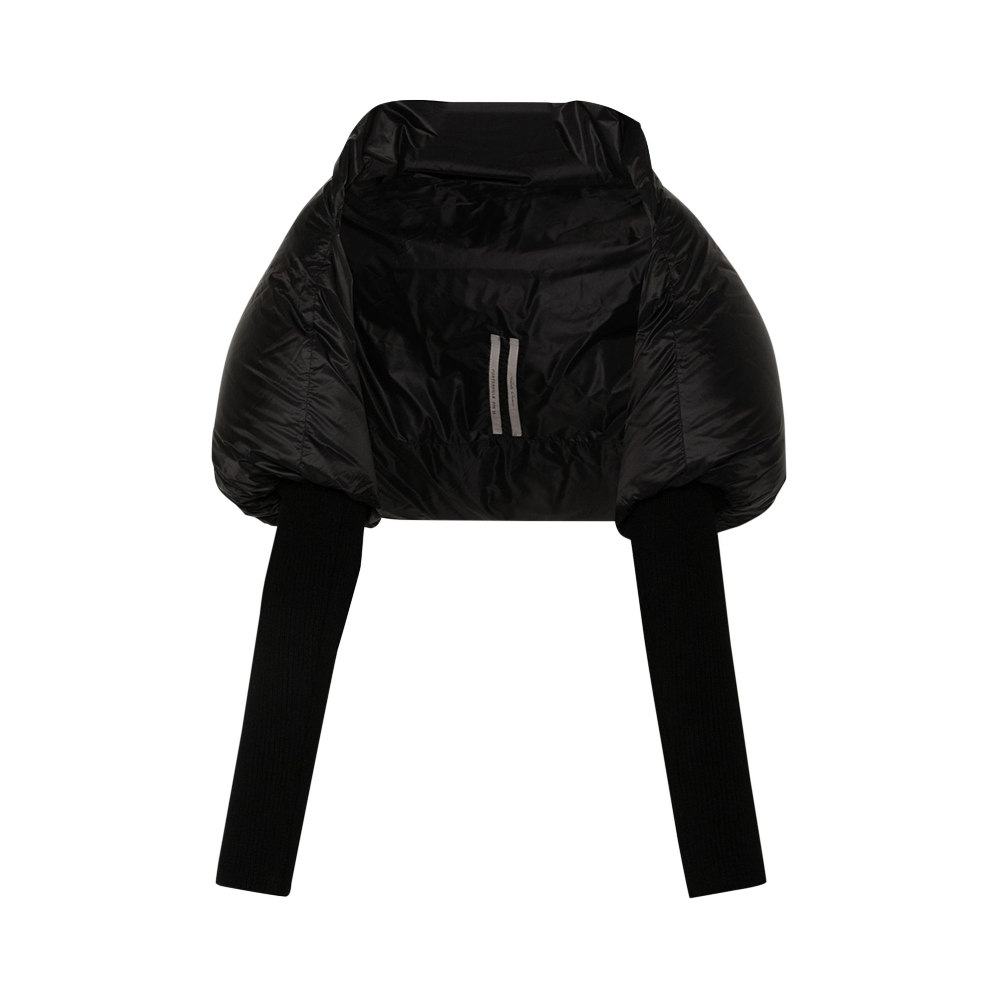Pre-owned Rick Owens Duvetina Shrug Cropped Jacket 'black' | Women's Size 40