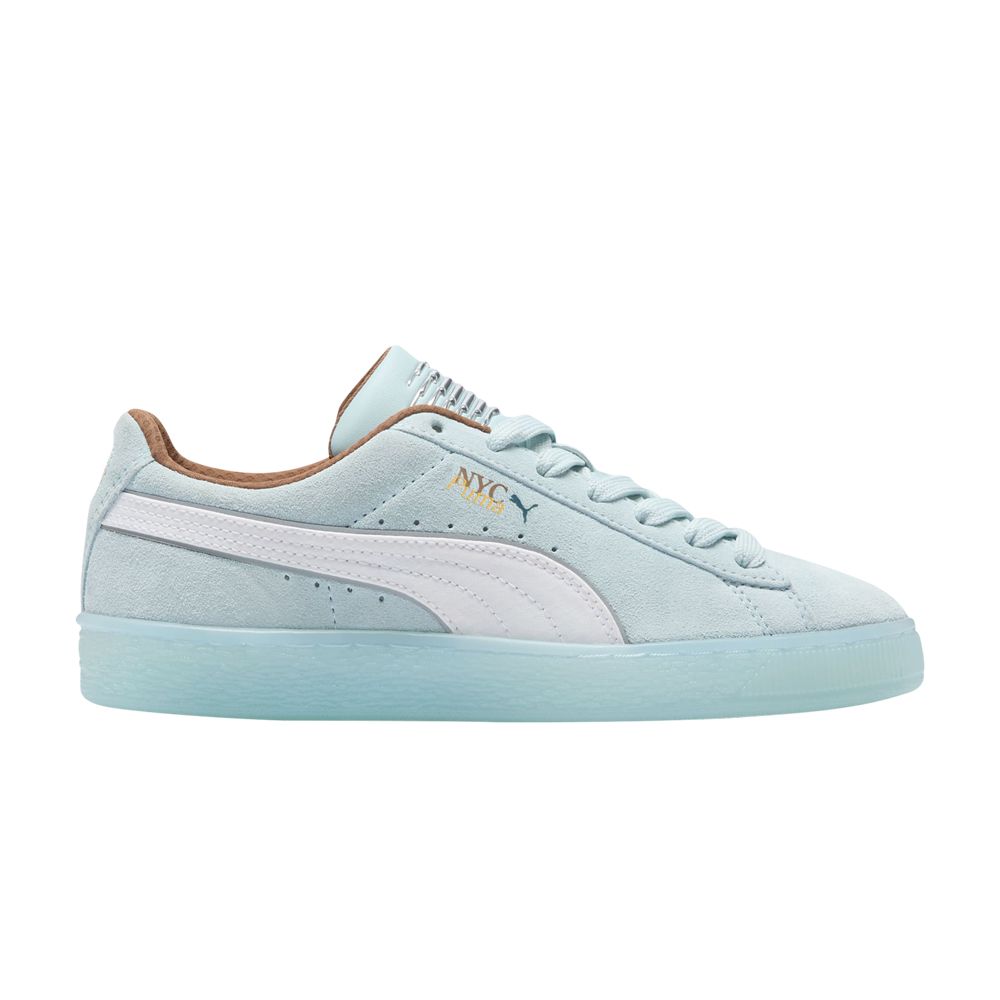 Pre-owned Puma Wmns Suede 'nyc Long Run Pack' In Blue