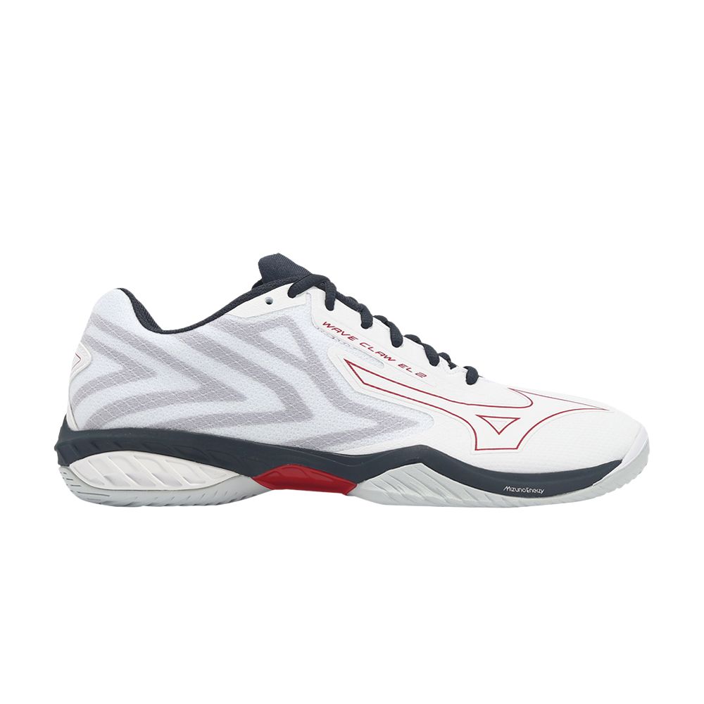 Pre-owned Mizuno Wave Claw El 2 Wide 'white Salsa' | Men's Size 10.5