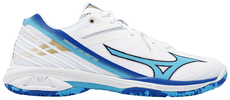 Mizuno Wave Claw 3 Wide White Pageant Blue