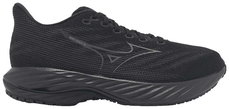 Mizuno Wave Rider 28 Super Wide Black Quiet Shade