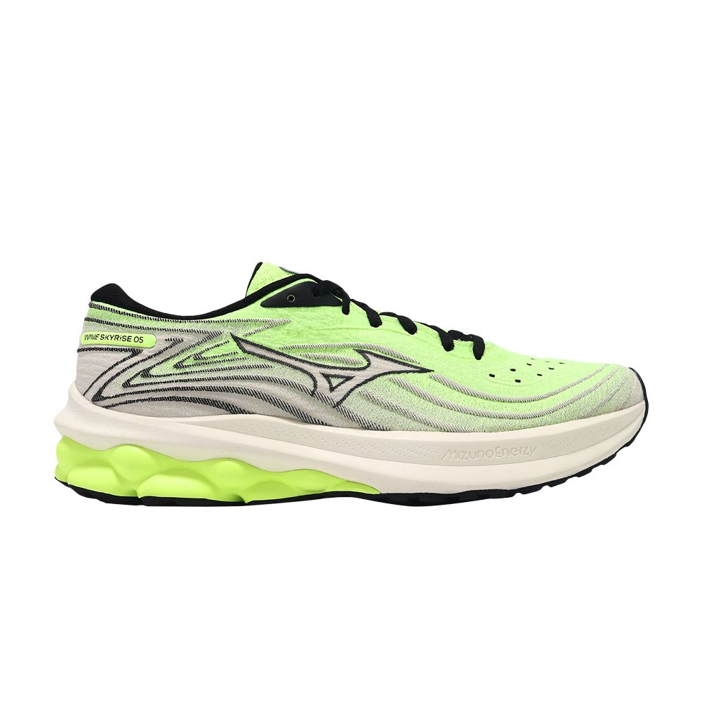 Pre-owned Mizuno Wave Skyrise 5 'neo Lime Black'