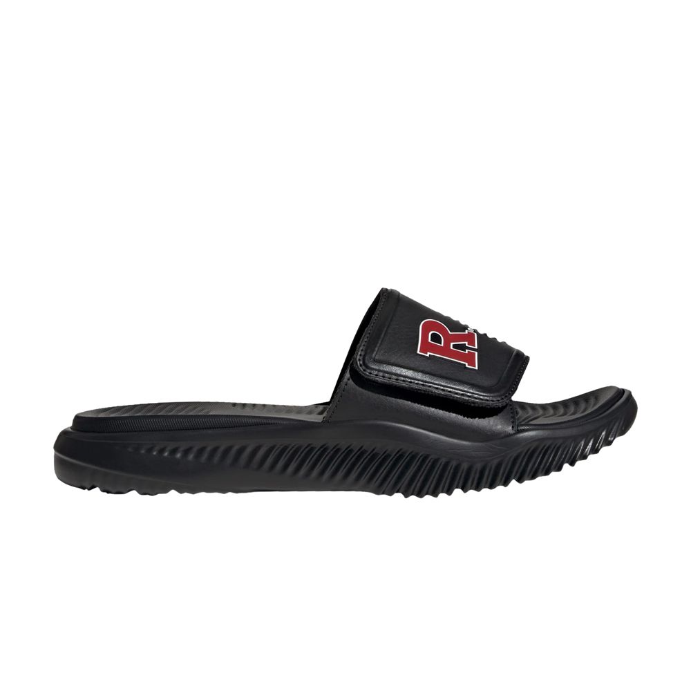 Pre-owned Adidas Originals Alphabounce Slide 2.0 'ncaa Pack - Rutgers' In Black