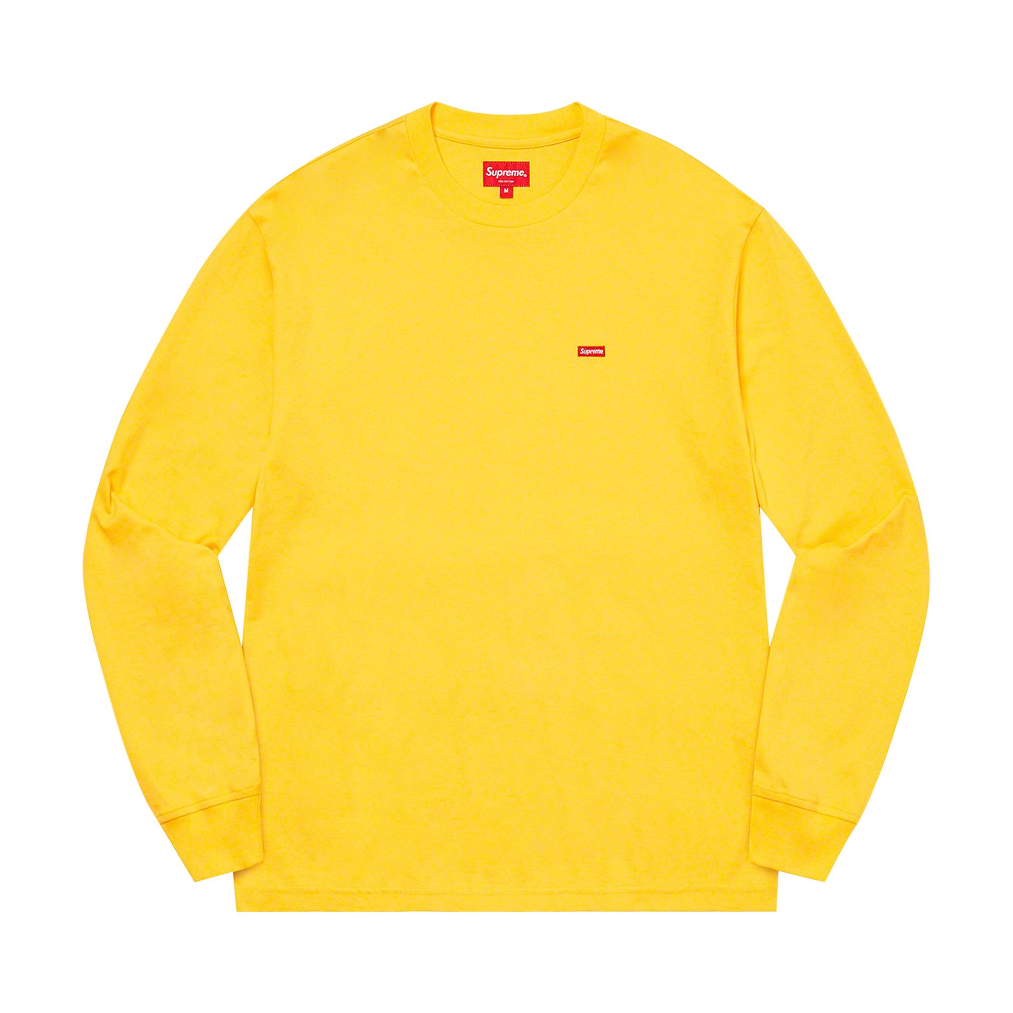 Pre-owned Supreme Small Box Long-sleeve Tee 'yellow'