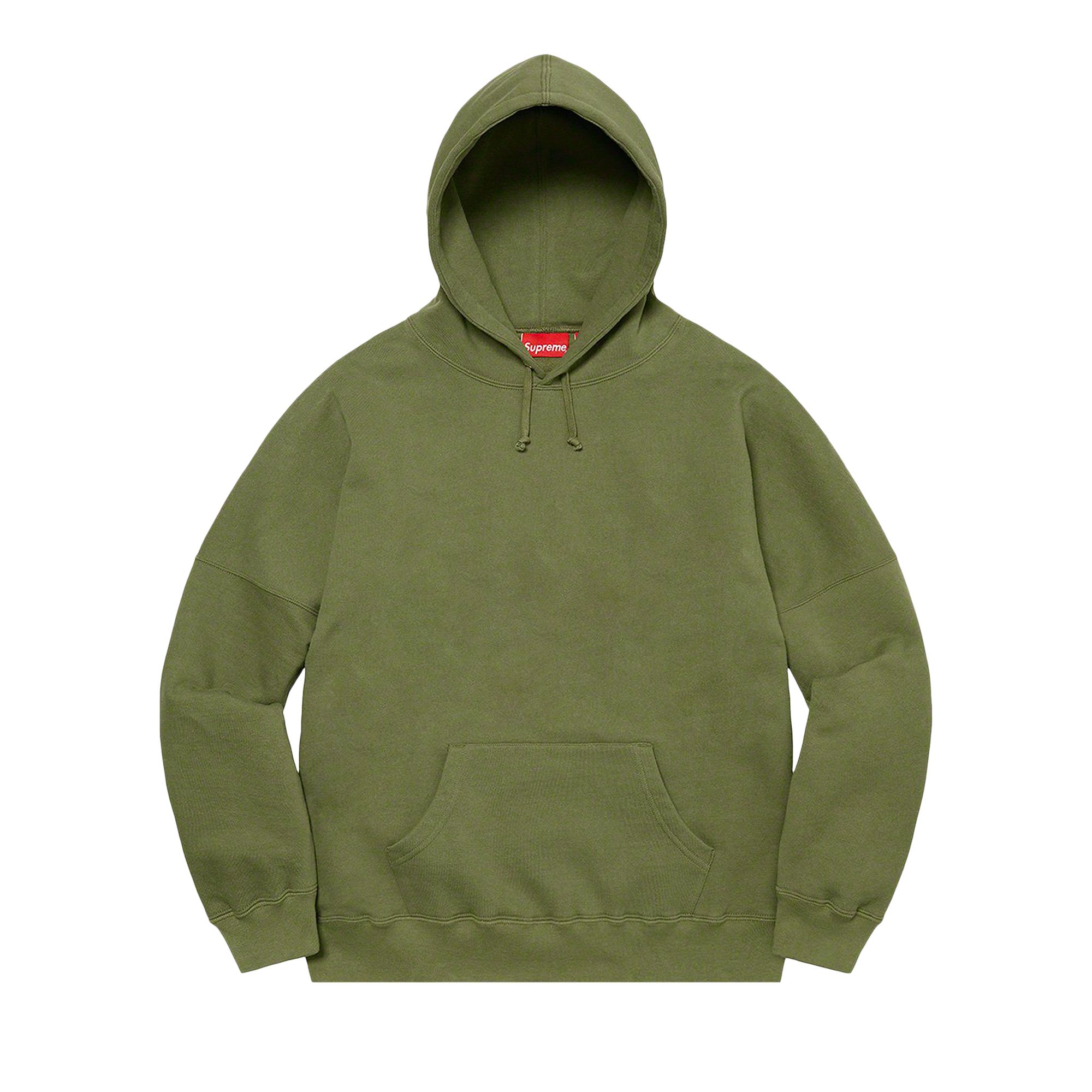 Pre-owned Supreme Beaded Hooded Sweatshirt 'olive' In Green