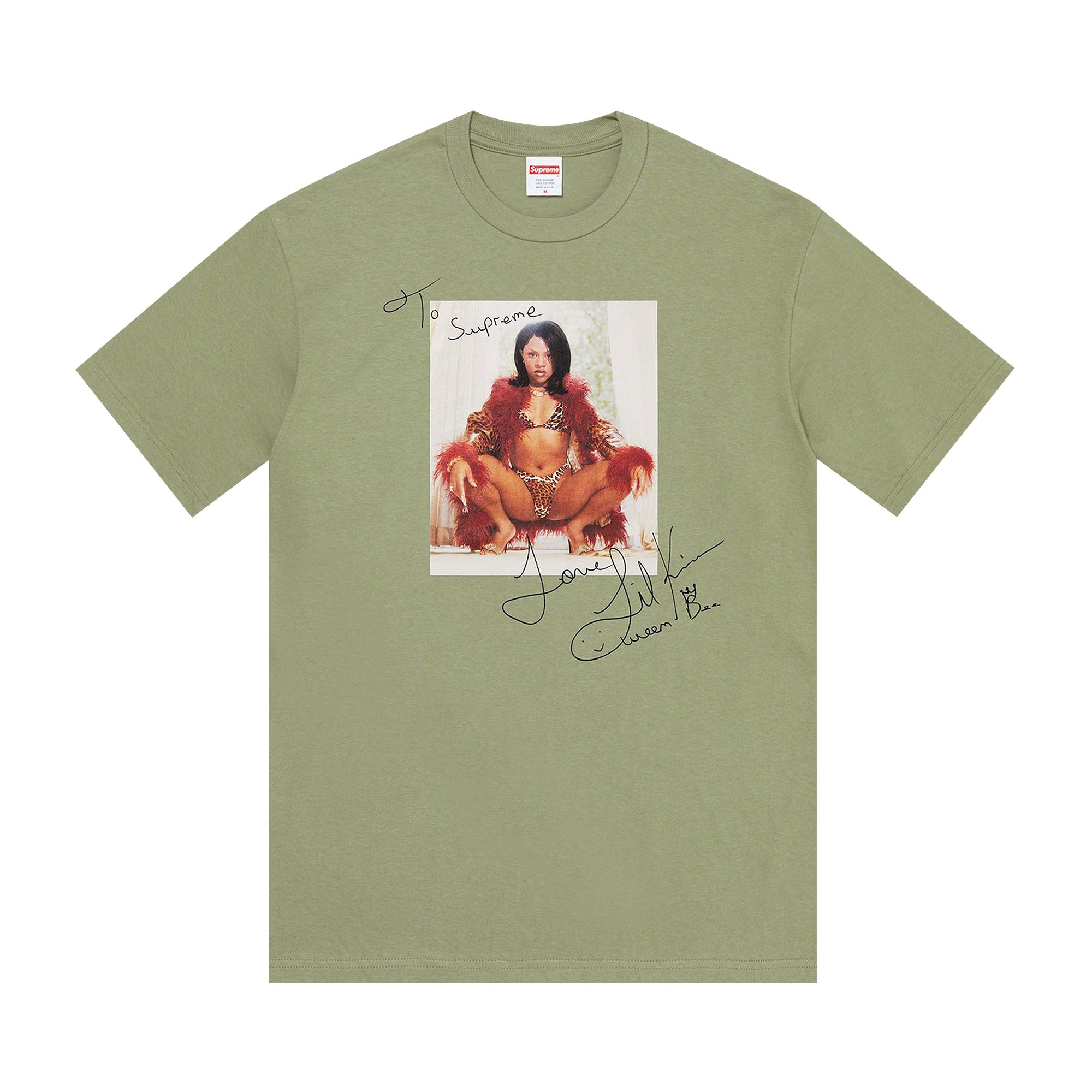 SUPREME SUPREME LIL KIM TEE 'LIGHT OLIVE'