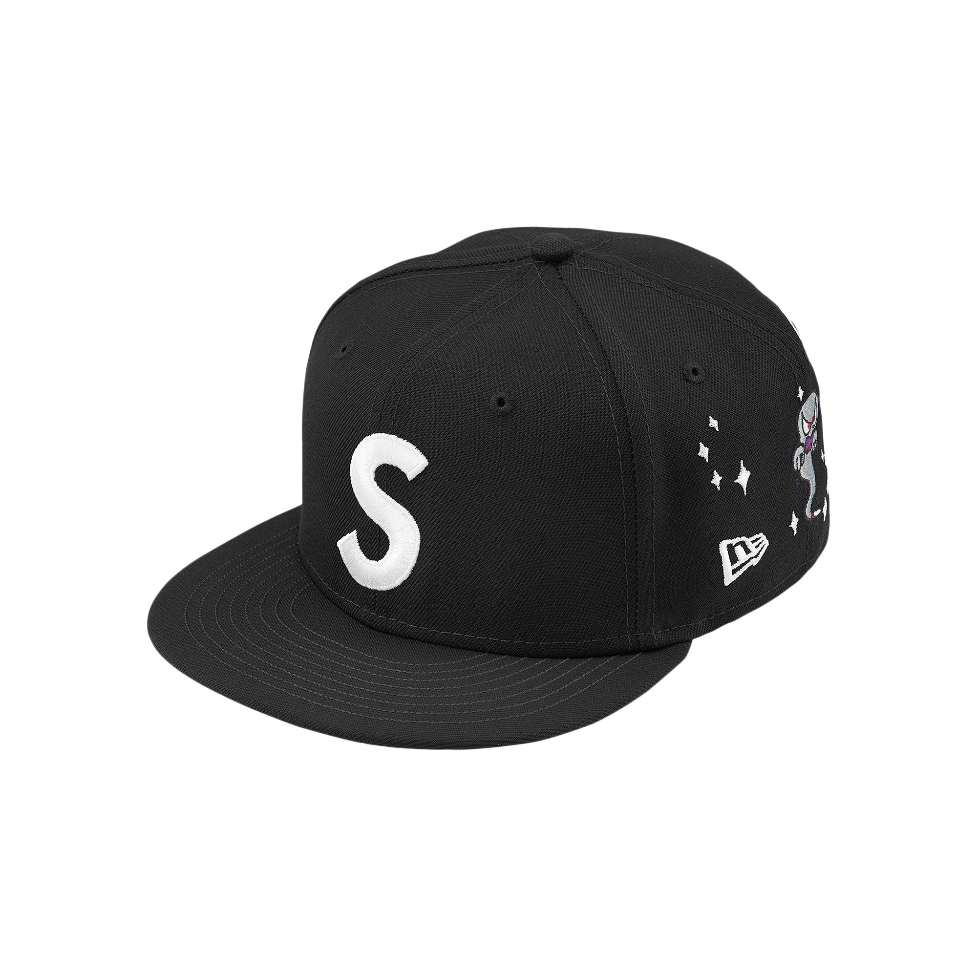 Supreme Characters S Logo New Era 'Black' | Men's Size 8