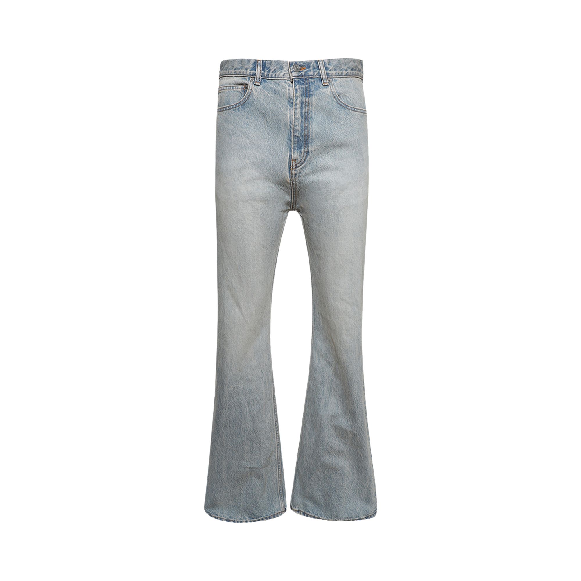 Balenciaga Flared Pants 'Light Indigo/Madder' | Blue | Men's Size 32