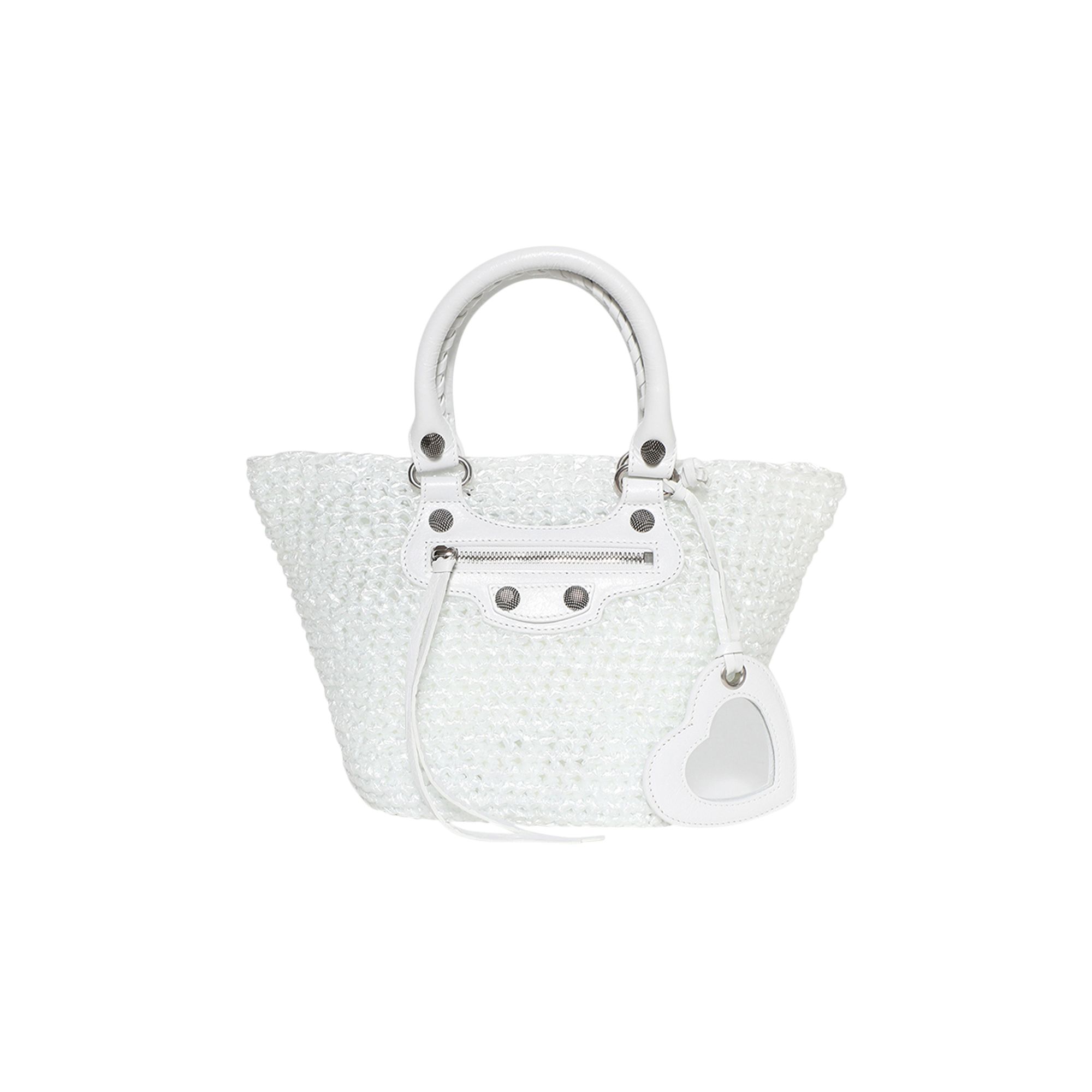 Balenciaga Le Cagole Small Panier Bag 'Optic White' | Women's Size Onesize