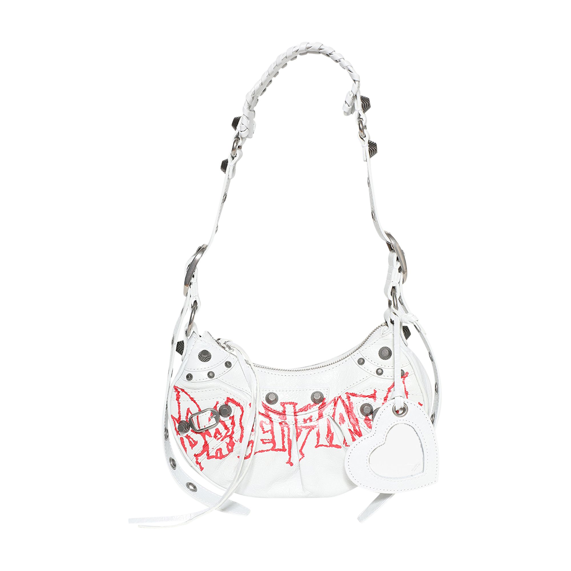 Pre-owned Balenciaga Le Cagole Shoulder Bag 'optic White'