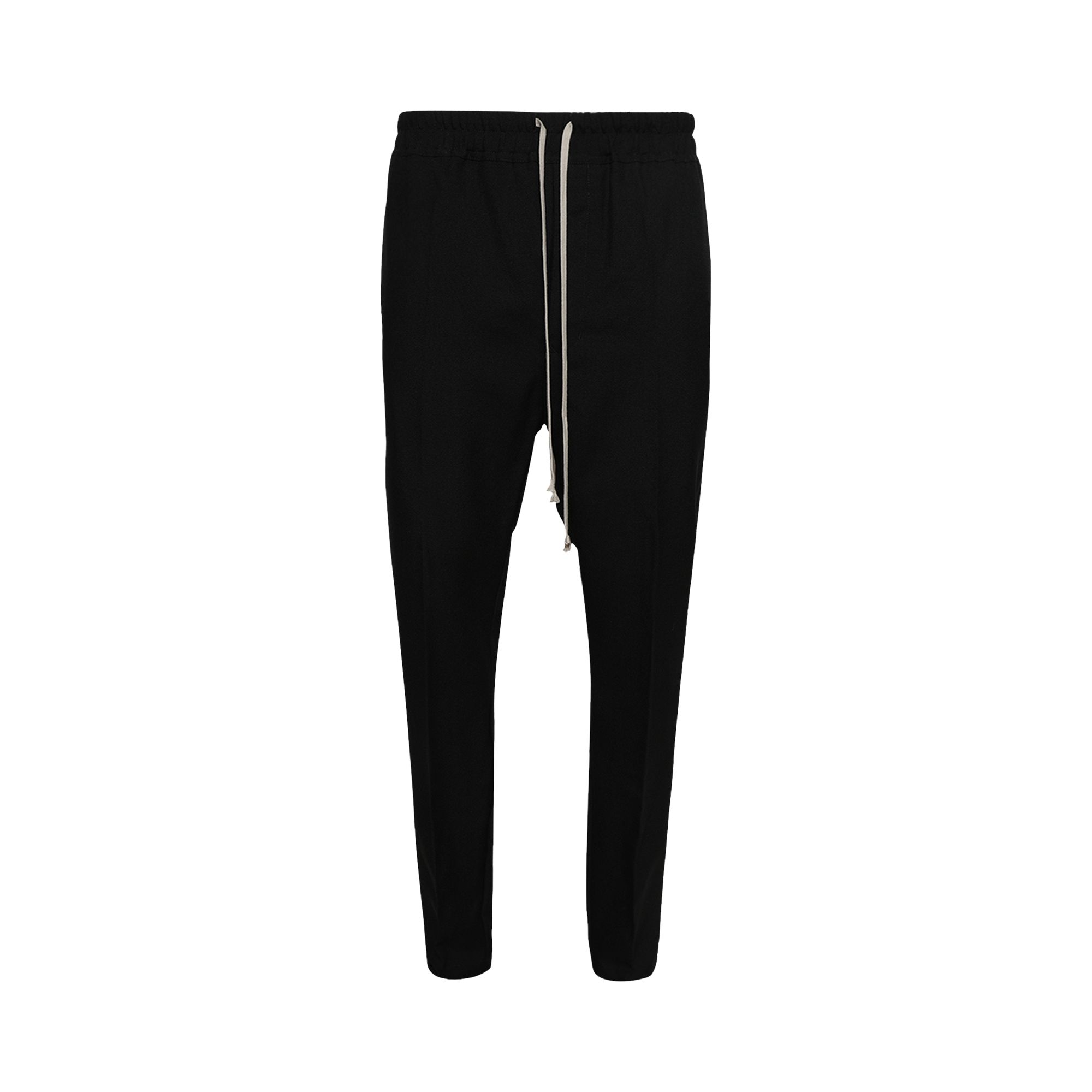 Pre-owned Rick Owens Drawstring Slim Long Pants 'black' | Men's Size 50