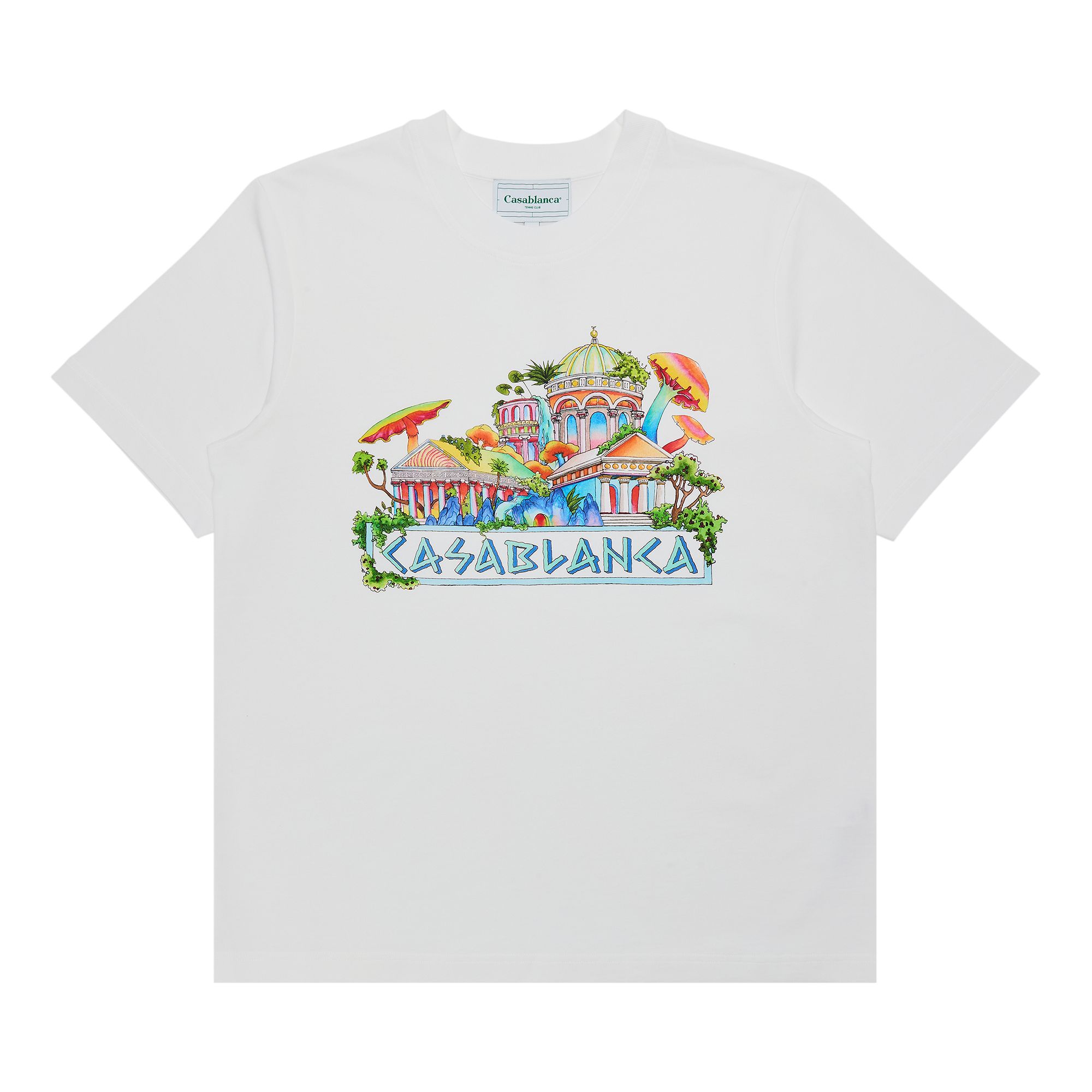 Casablanca The Road To Knowledge Printed T-Shirt 'White' | Men's Size M