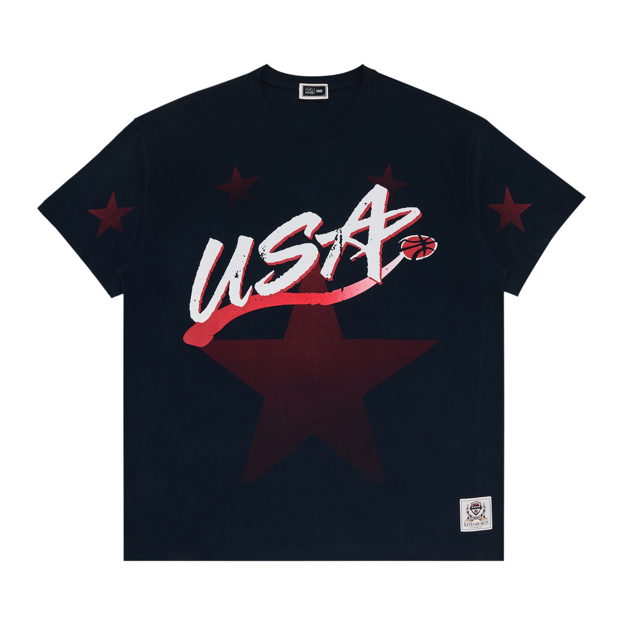 Kith For USA Basketball All Star Vintage Tee 'Nocturnal' | Blue | Men's Size S