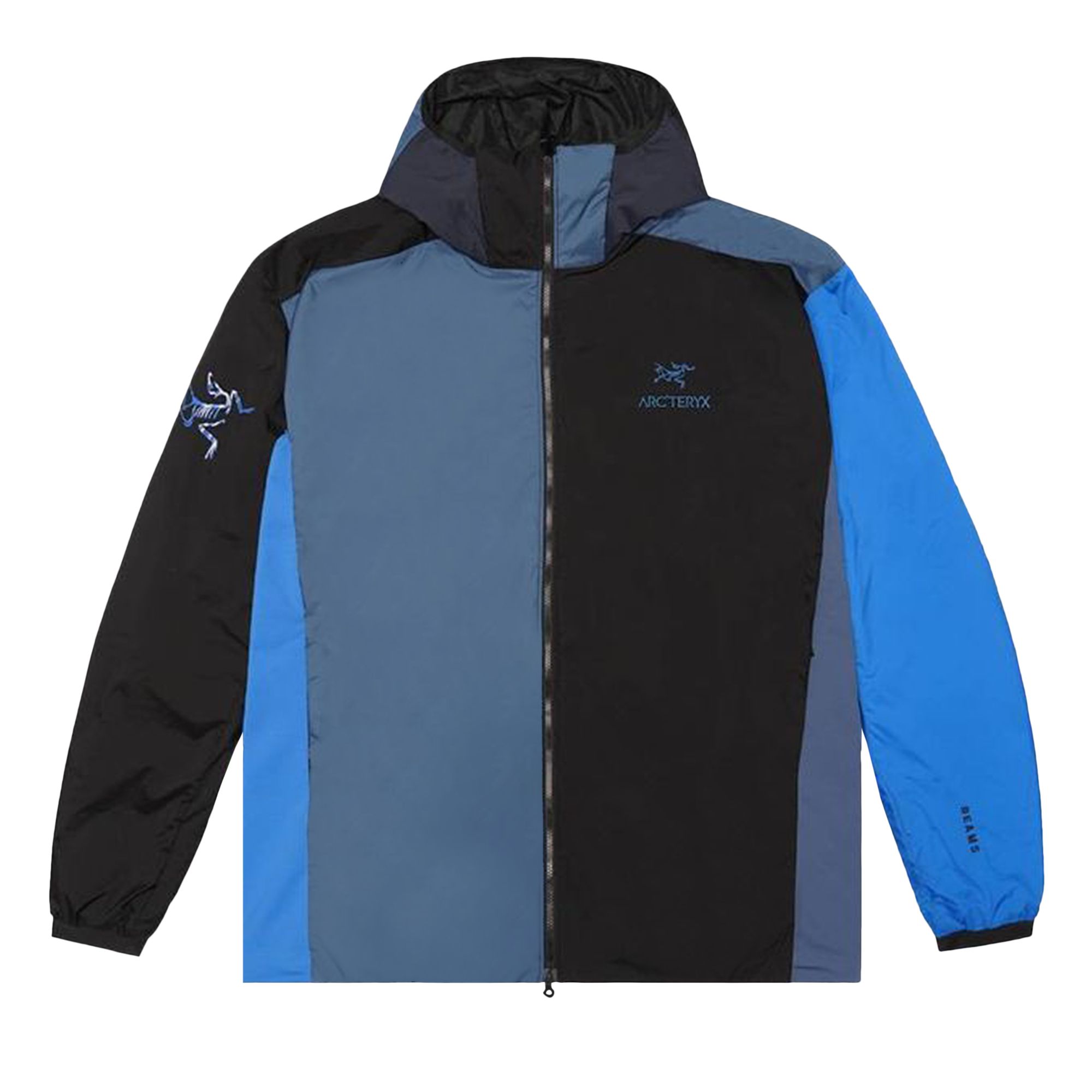 Pre-owned Arc'teryx X Beams Atom Lt Hoodie 'boro Blue' In Multi-color