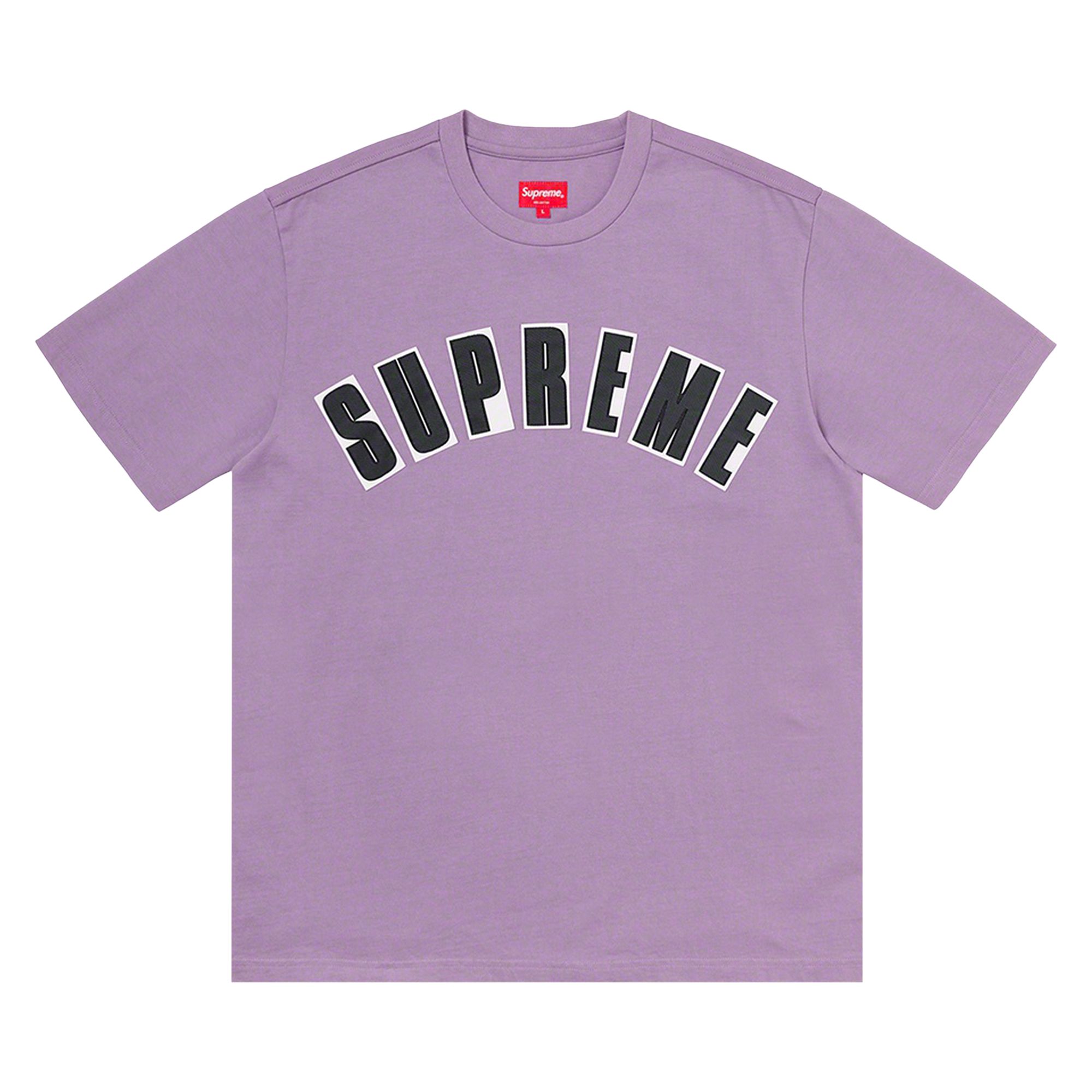 Pre-owned Supreme Arc Appliqué Short-sleeve Top 'purple' | Men's Size S