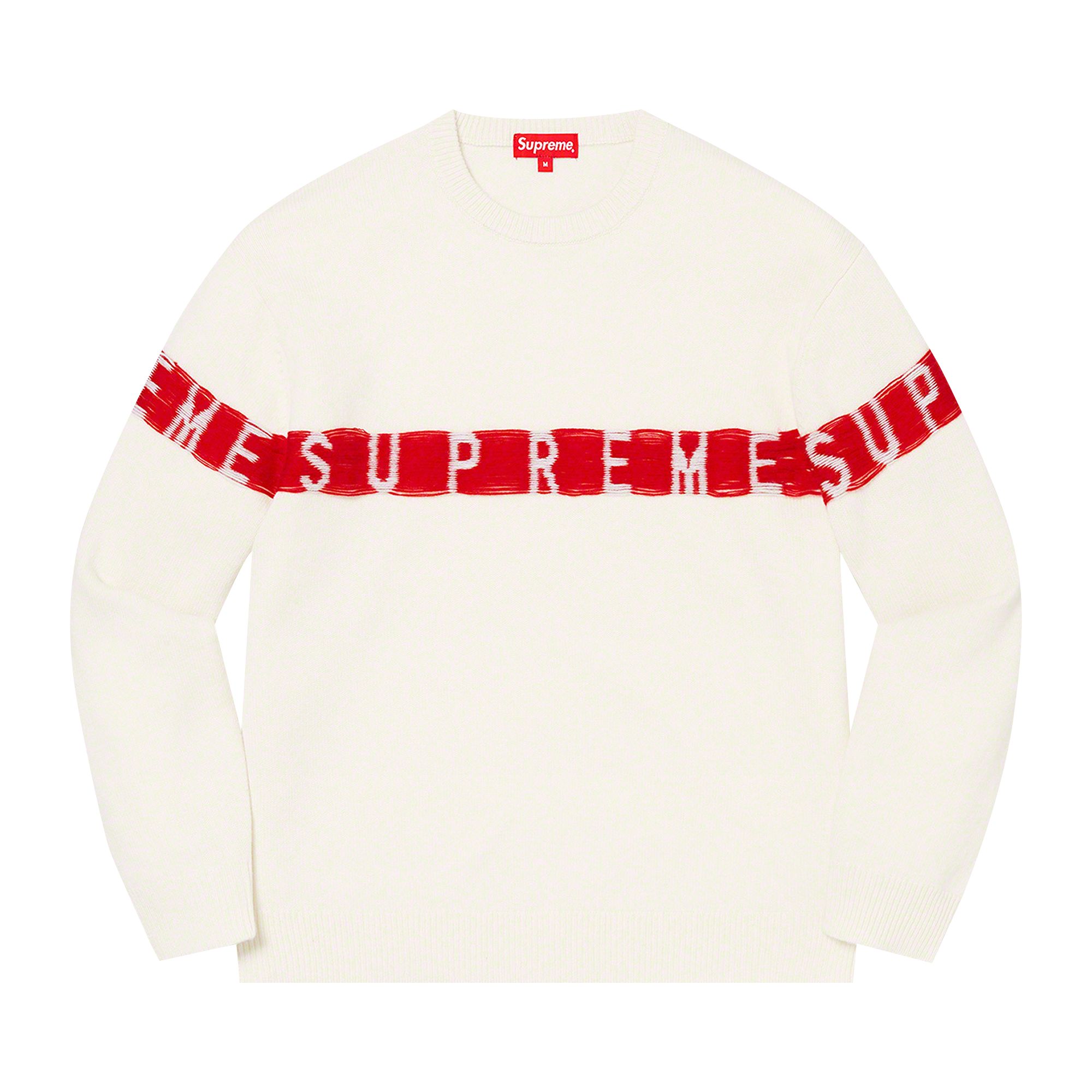 Supreme Inside Out Logo Sweater 'White' | Men's Size XL