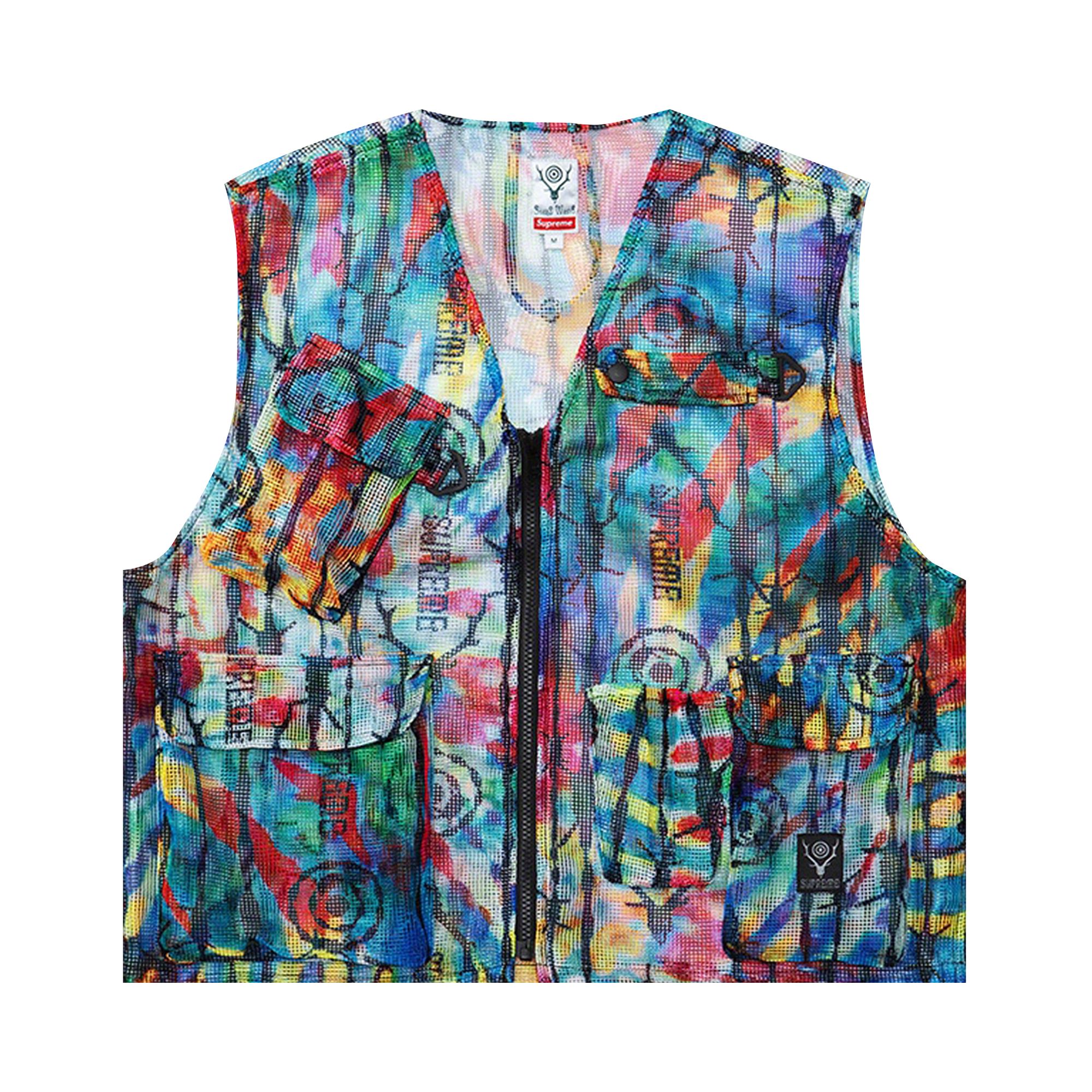 Pre-owned Supreme X South2 West8 Bush Vest 'multicolor' In Multi-color