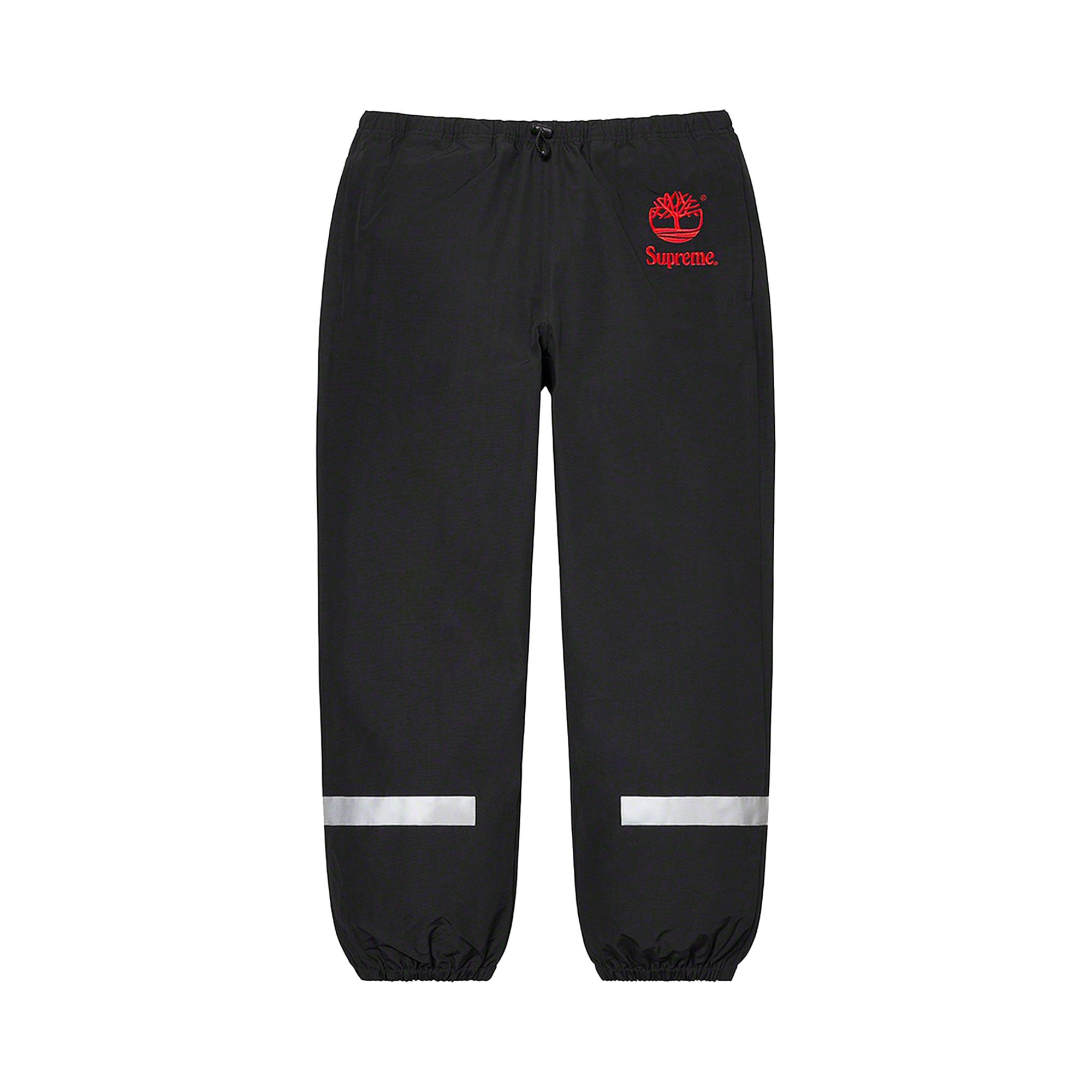 Pre-owned Supreme X Timberland Reflective Taping Track Pant 'black'