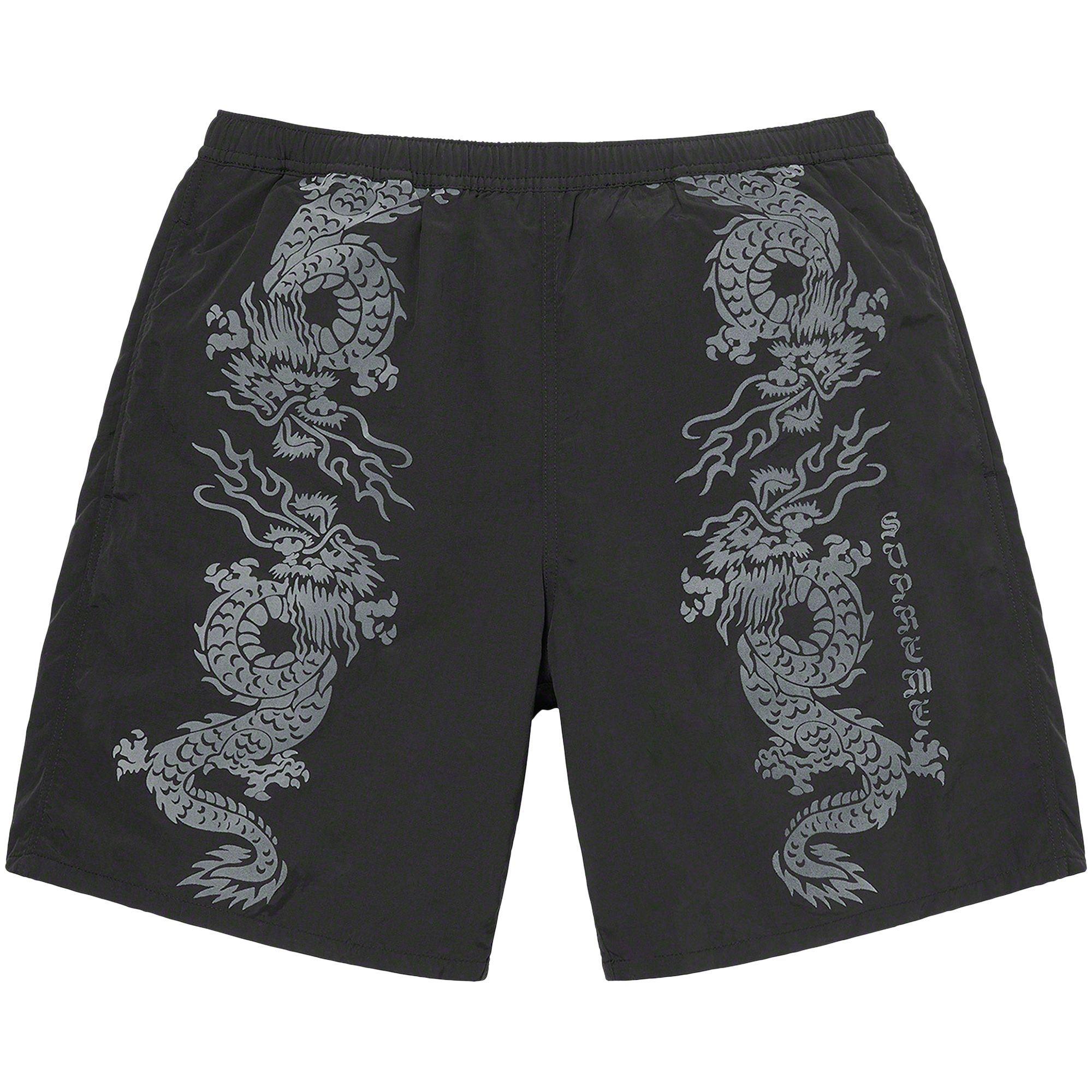 SUPREME SUPREME DRAGON WATER SHORT 'BLACK'