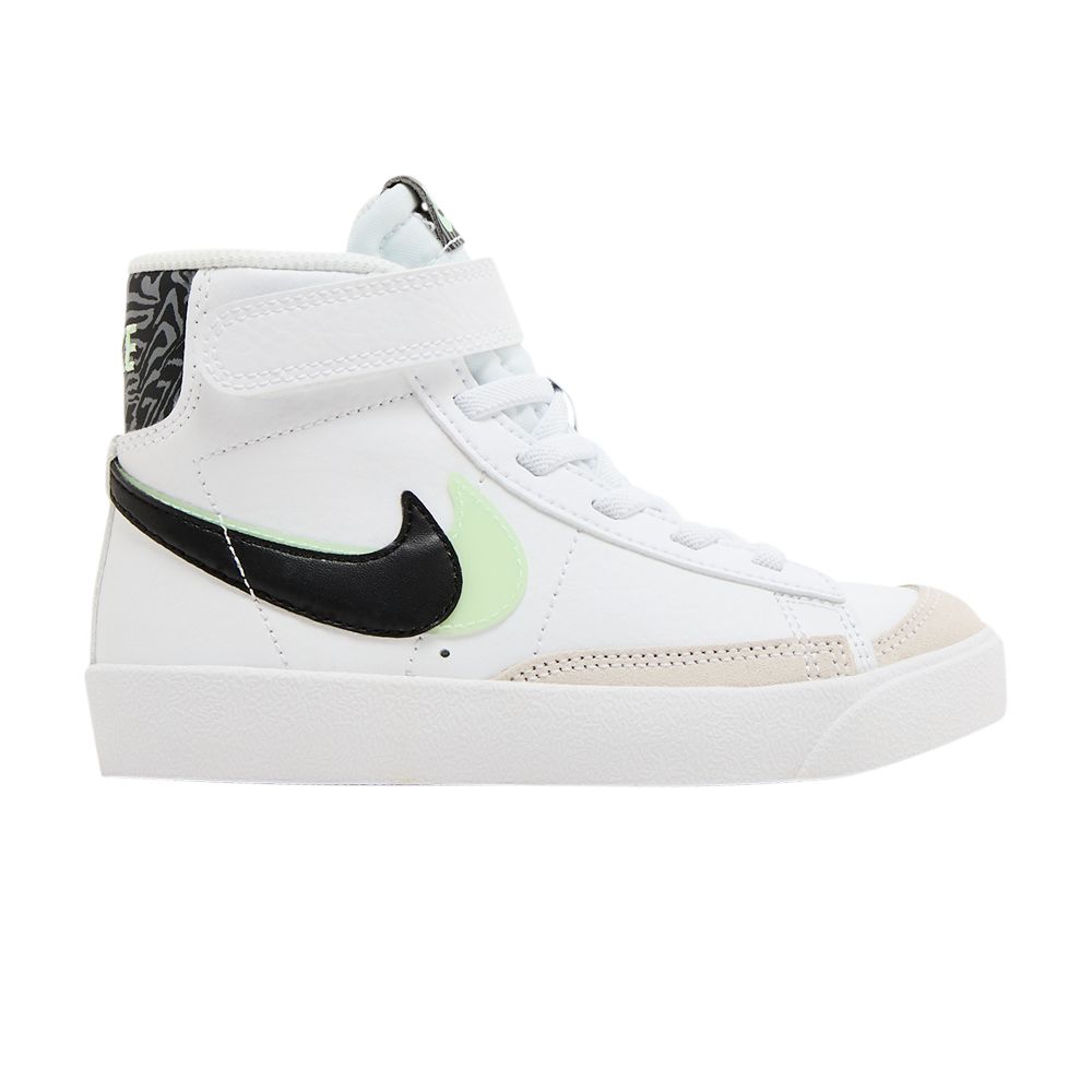 Pre-owned Nike Blazer Mid '77 Se Ps 'double Swoosh - White Vapor Green' | Kid's Size 13