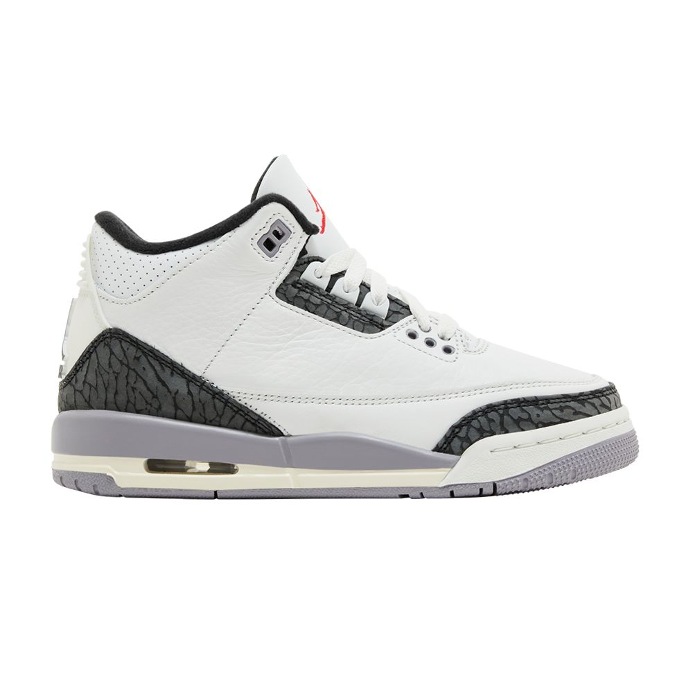 Air Jordan 3 Retro GS 'Cement Grey' | White | Kid's Size 7