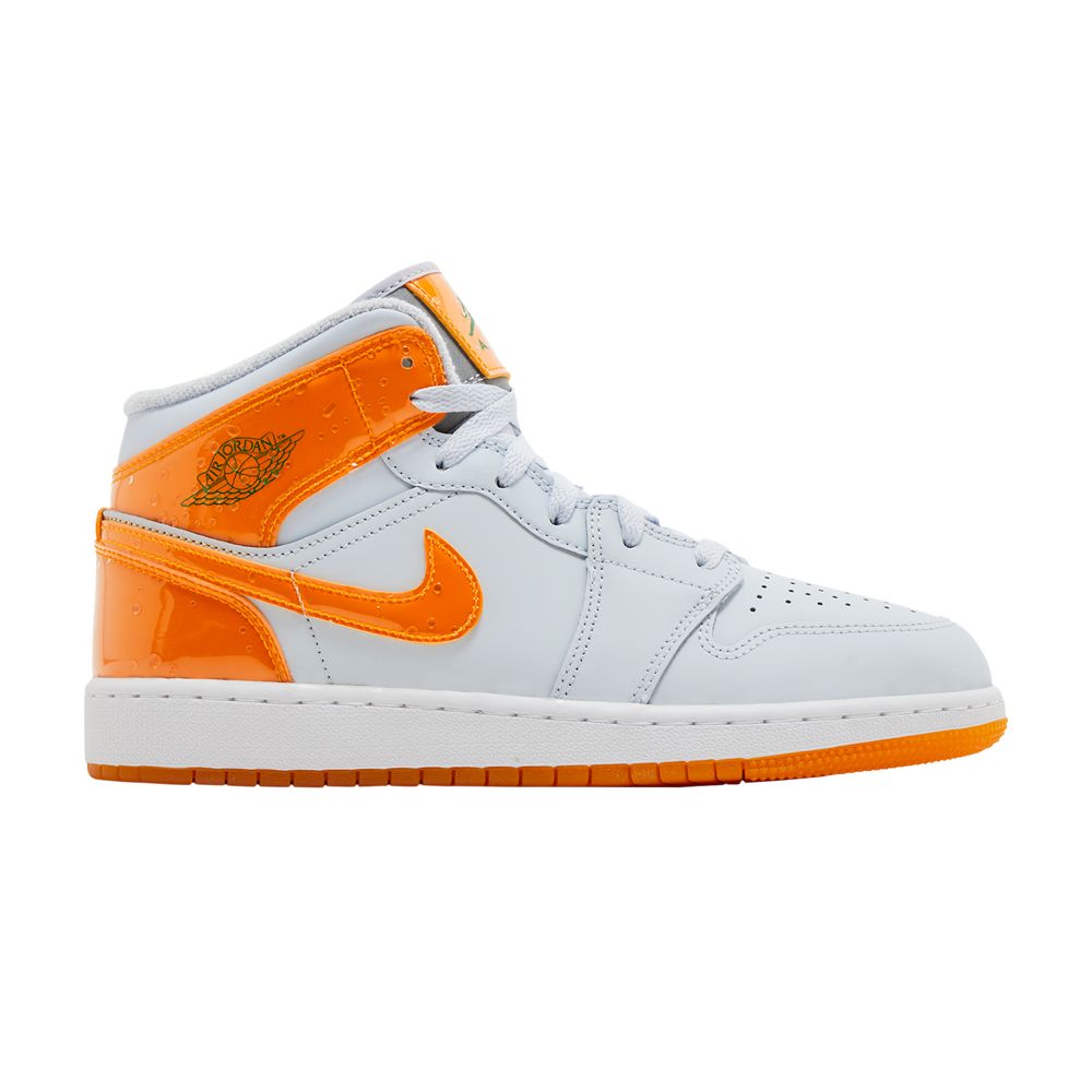 Air Jordan 1 Mid SE GS 'Gatorade Pack - Orange' | Grey | Kid's Size 4 - FN9053-018