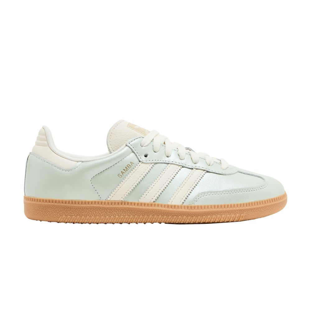 Pre-owned Adidas Originals Wmns Samba Og 'linen Green Metallic'