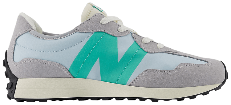 Buy New Balance 327 Big Kid 'Aluminum Grey Cyber Jade' - GS327VK