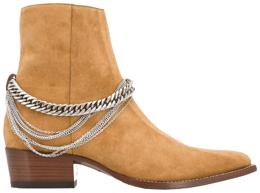Cwc Link Boot Buy Amiri Suede Chain Link Boot 'Tan' - MSCSBSUE BRN | GOAT