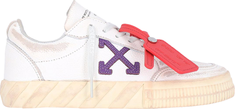 Off White Wmns Vulc Sneaker White Purple