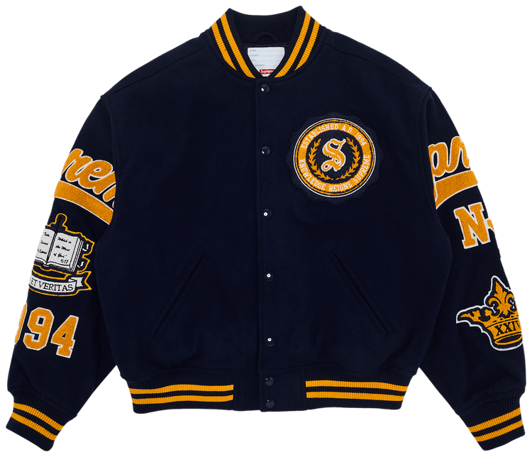 Buy Supreme varsity jackets : New & Pre-Owned | GOAT