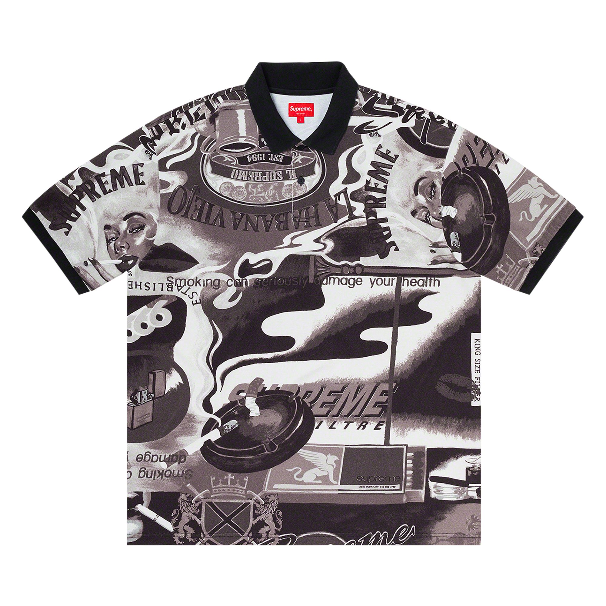Pre-owned Supreme Filtre Polo 'black' | Men's Size S