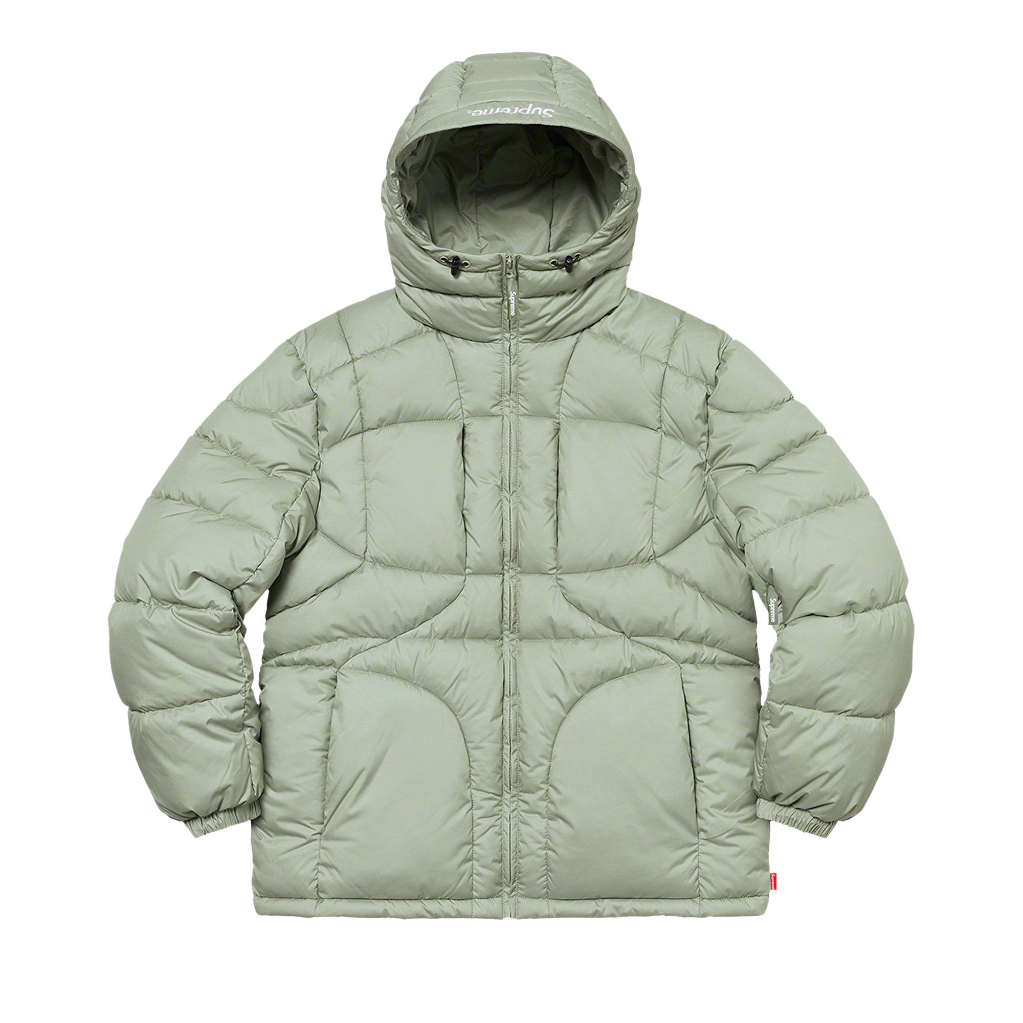 Supreme Warp Hooded Puffy Jacket 'Sage' | Green | Men's Size XL