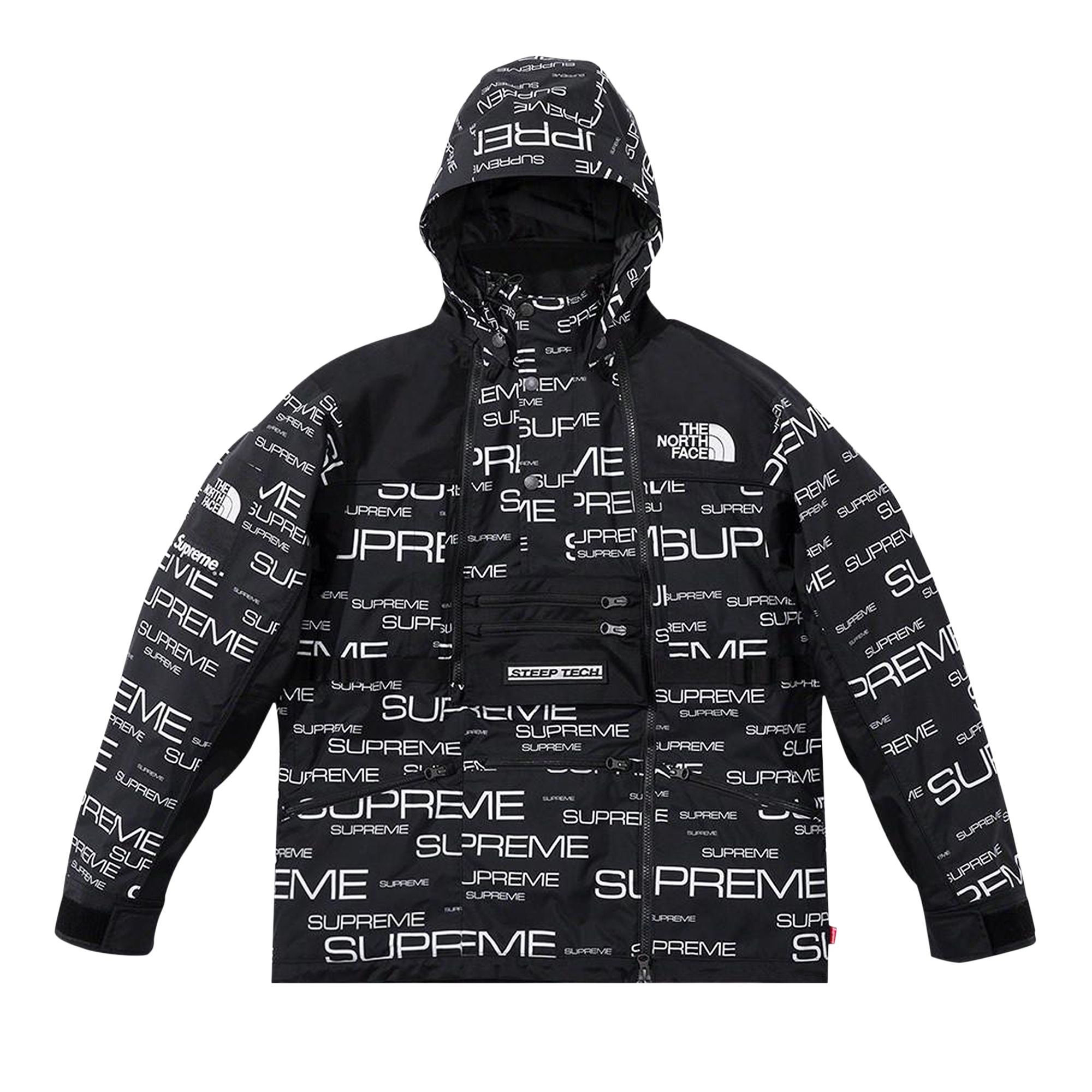 Pre-owned Supreme X The North Face Steep Tech Apogee Jacket 'black'