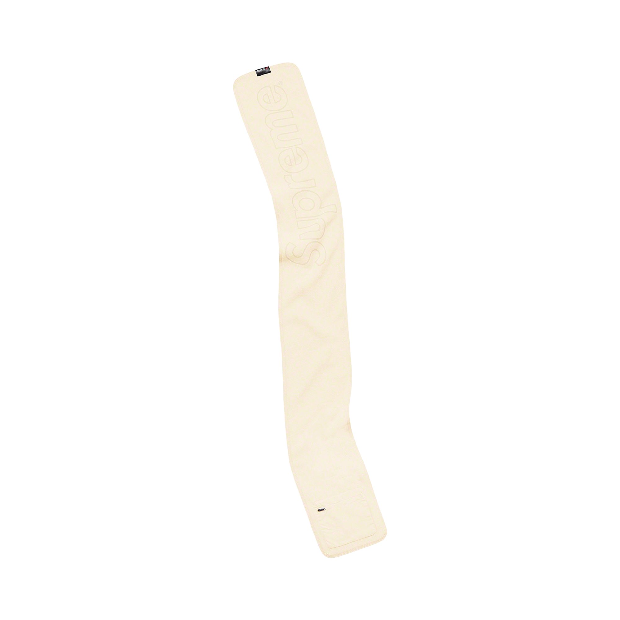 Supreme Polartec Pocket Scarf 'Natural' | Cream | Men's Size Onesize